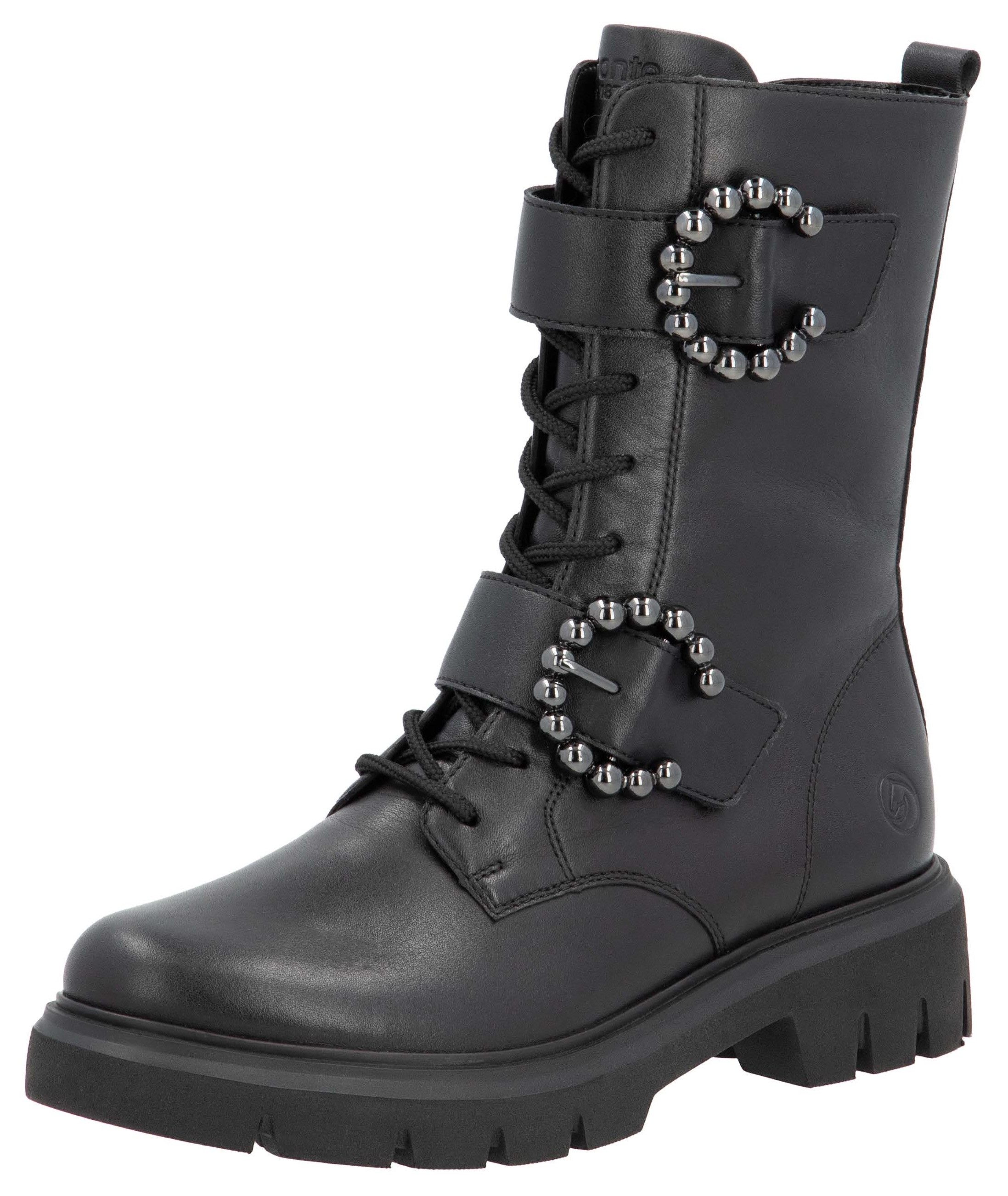 Remonte Schnürstiefelette, Blockabsatz, Herbstmode, Schnürboots mit günstig online kaufen