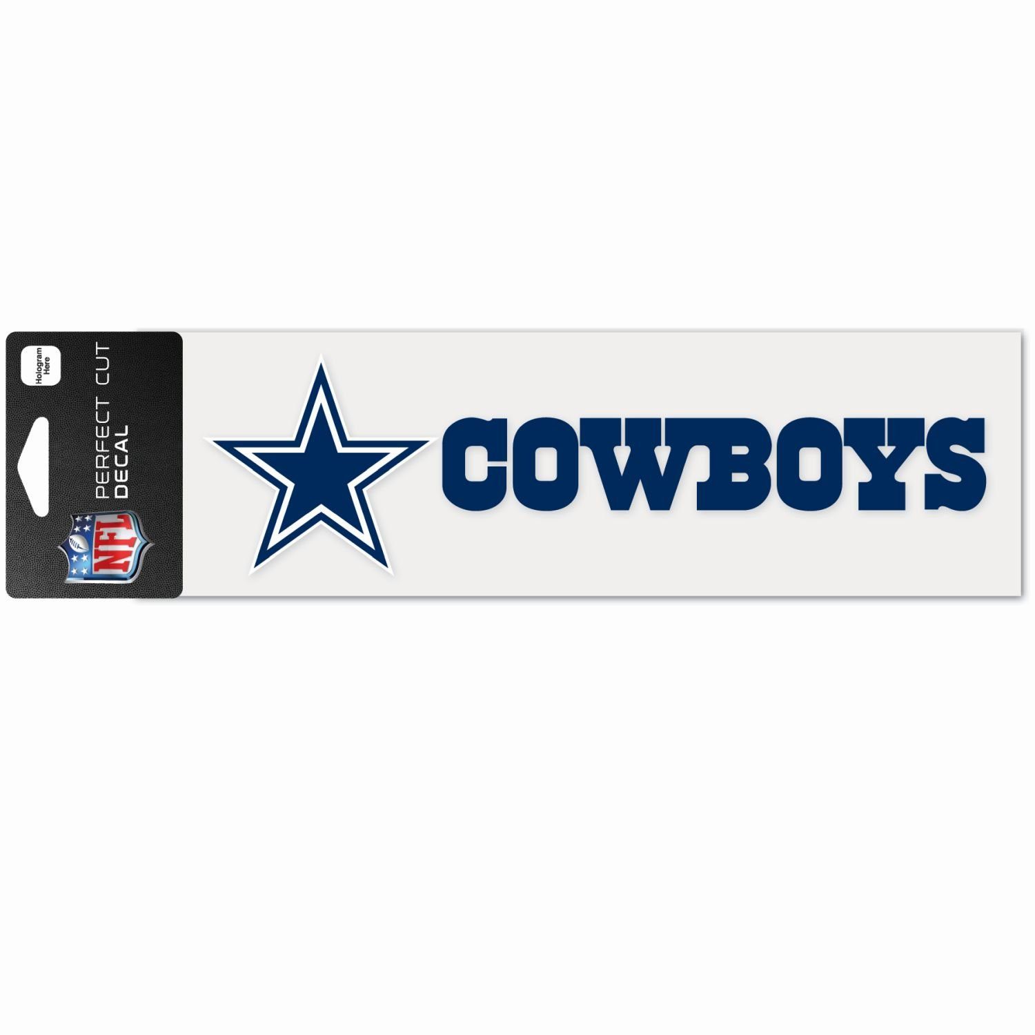 WinCraft Wanddekoobjekt NFL Perfect Cut Aufkleber 8x25cm Dallas Cowboys