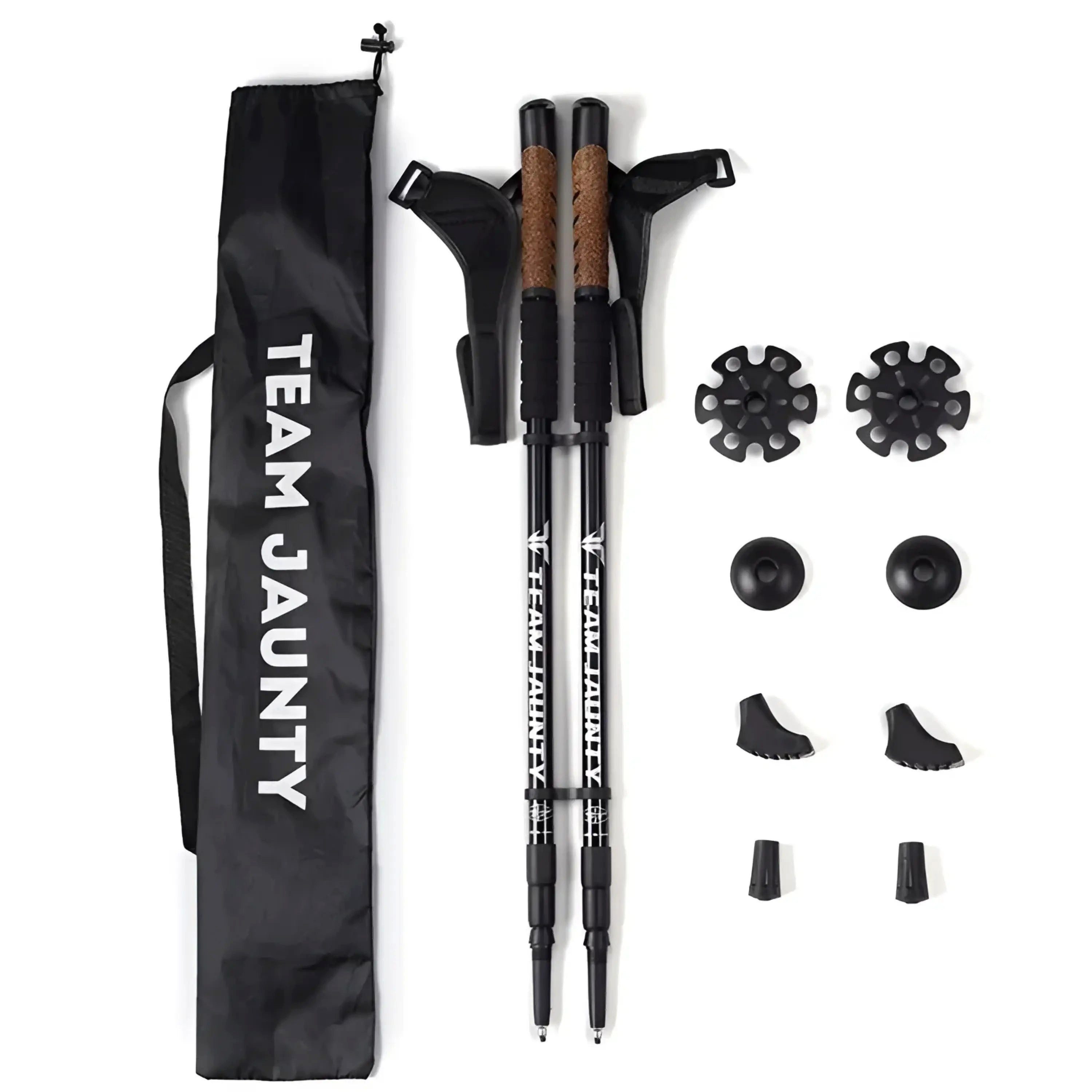 Sport-Knight® Wanderstöcke Nordic Walking Faltbare ergonomische Wanderstöcke, Aluminium Legierung