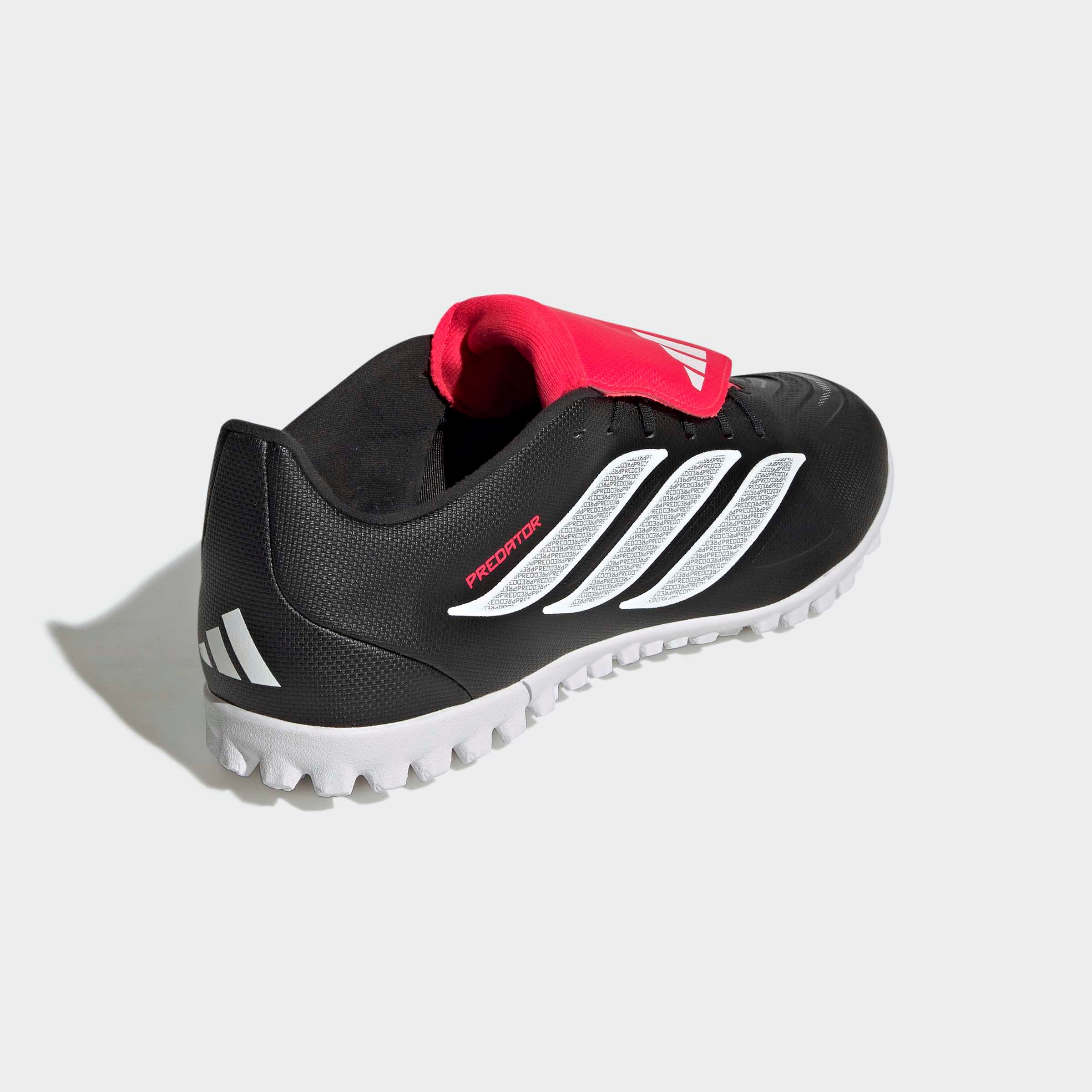 adidas Performance PREDATOR CLUB FOLD-OVER TONGUE TURF Fußballschuh für kurzen Kunstrasen, Hart- und Aschenplätze