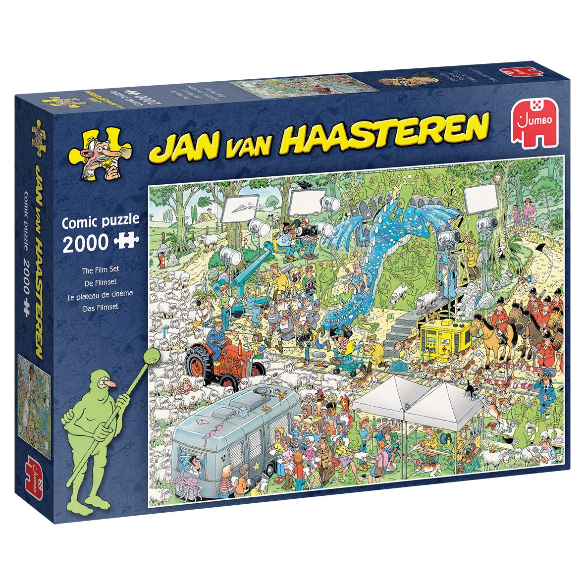Jumbo Spiele Puzzle Jan van Haasteren Das Filmset 2000 Teile Puzzle, 2000 Puzzleteile