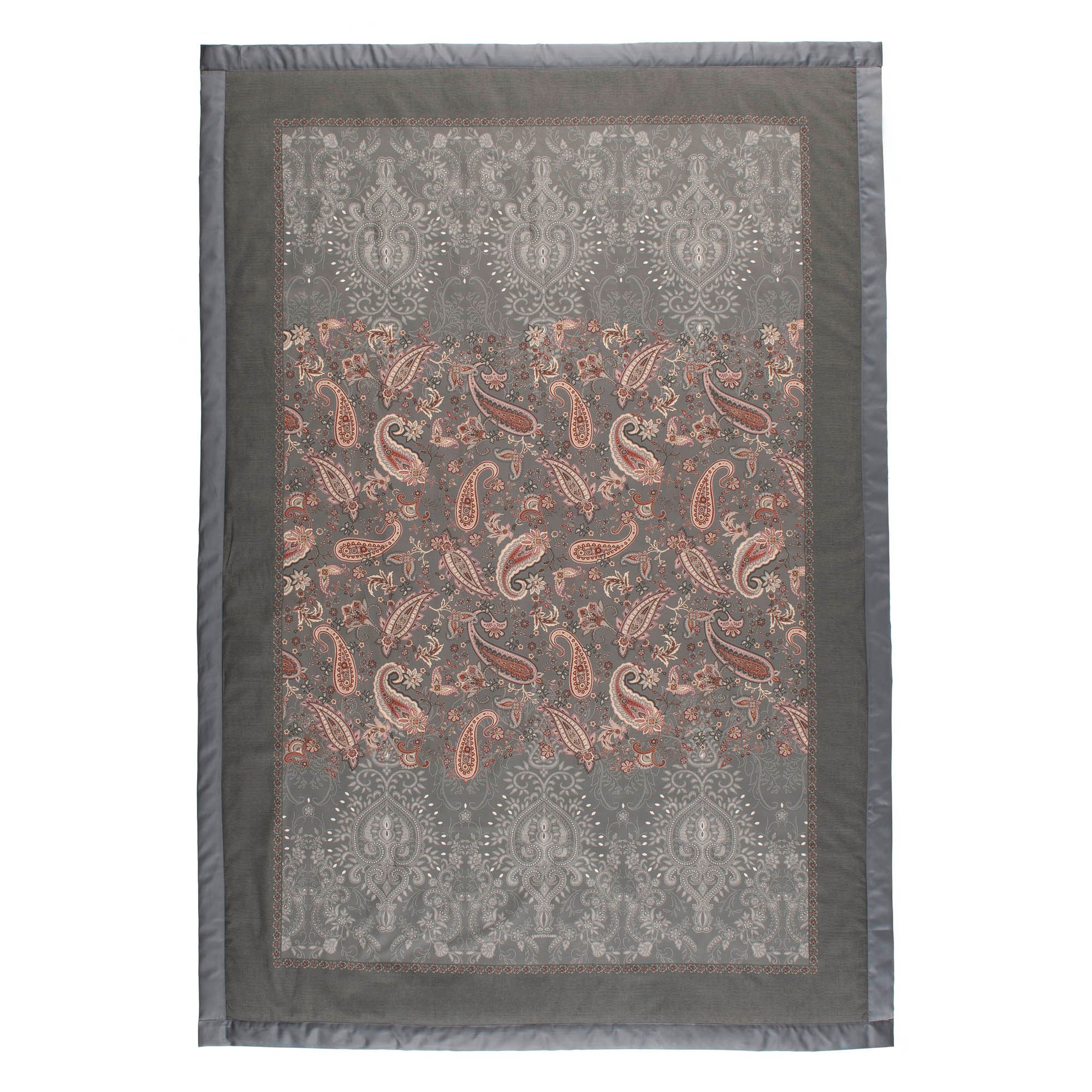 Plaid Bassetti Granfoulard Plaid Decke Wohndecke Monnalisa G1 grau 135x190, Bassetti, Hochwerige italienische Markenqualität