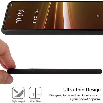 CoolGadget Handyhülle Black Series Handy Hülle für HTC U23 Pro 6,7 Zoll, Edle Silikon Schlicht Robust Schutzhülle für HTC U23 Pro Hülle