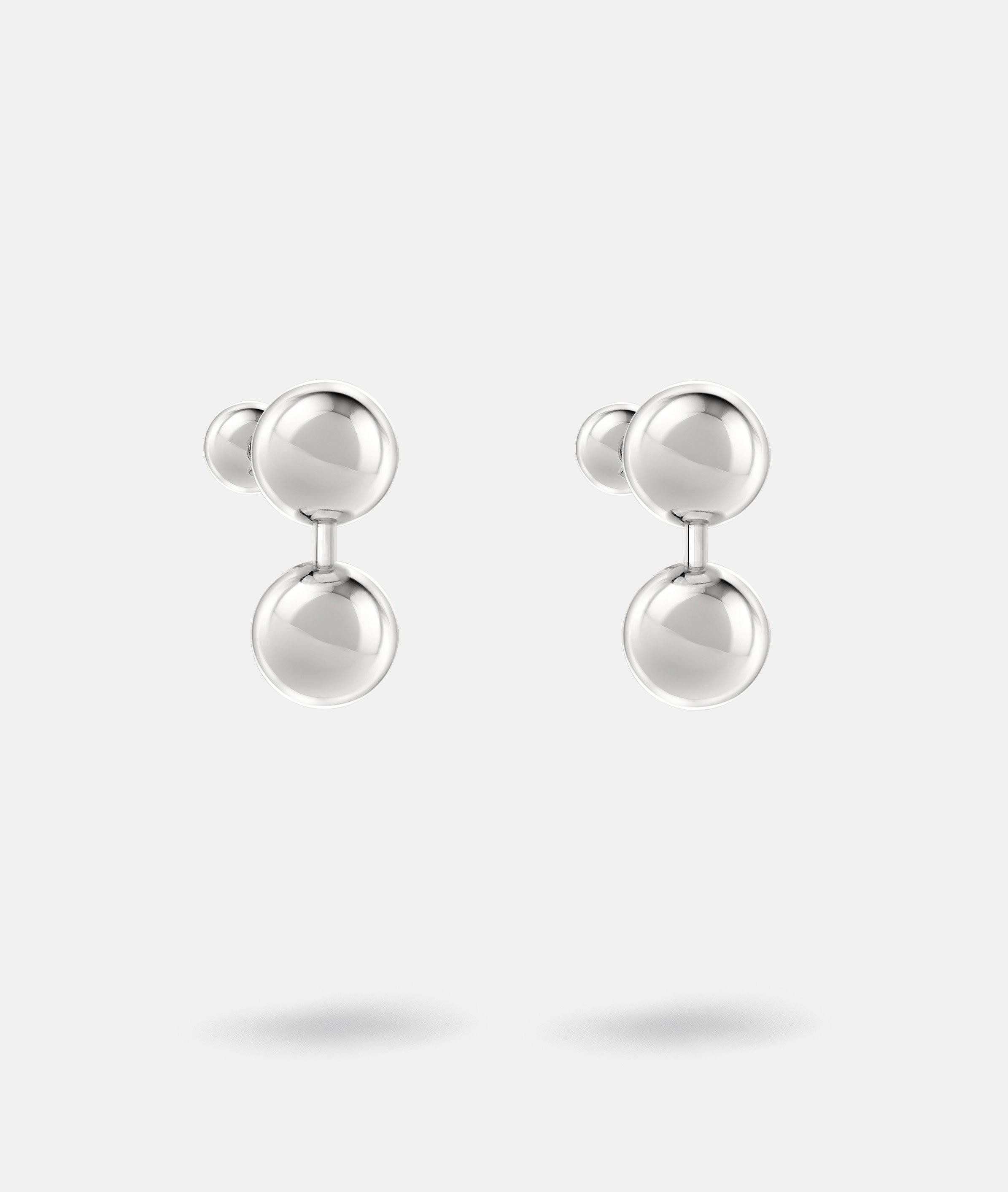 Orecchini Liebeskind Berlino In Acciaio Inox, 5,5 Cm – Ciondolo Variabile, Collezione Bicolore