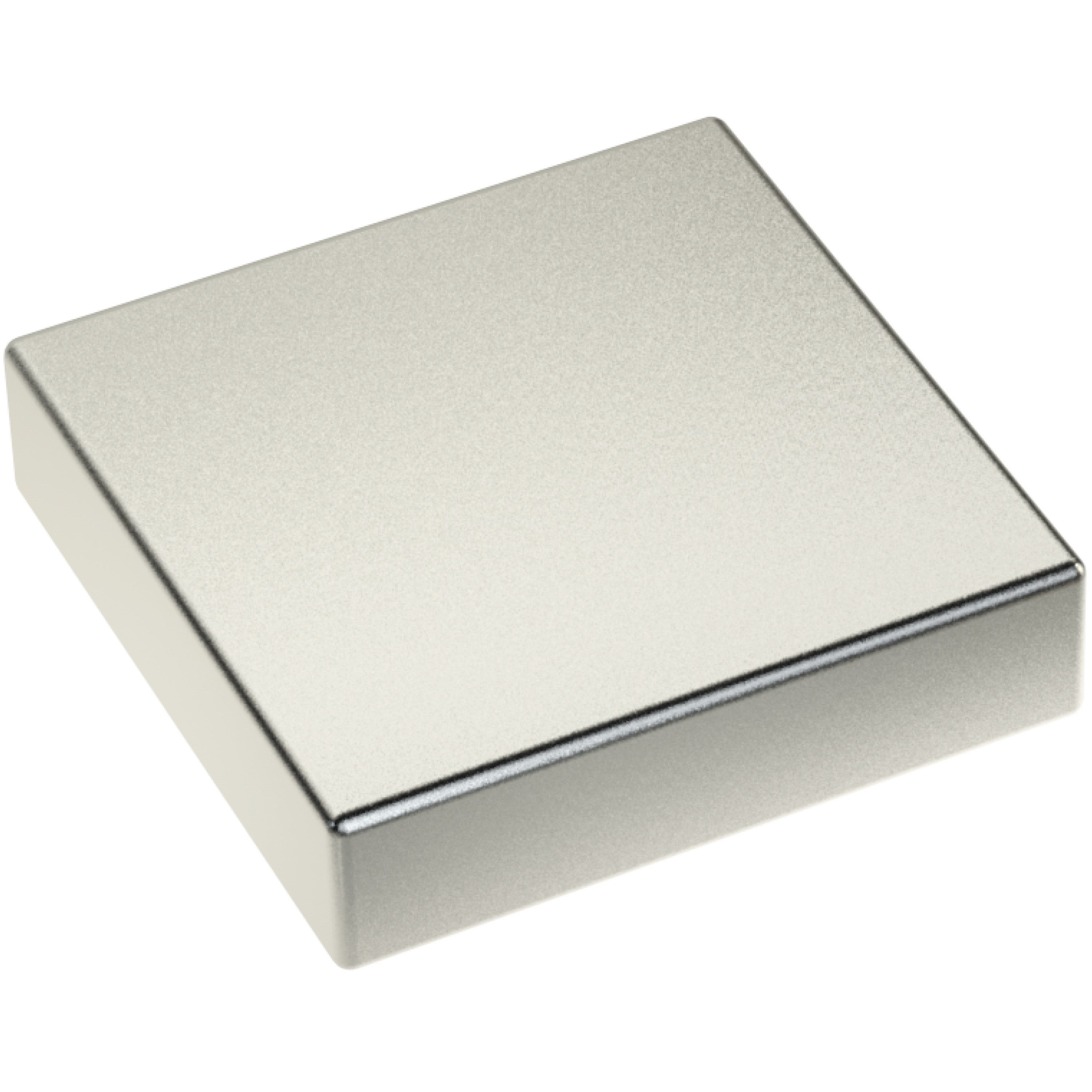 RICOO Magnet Neodym Magnet Extra Starke NEODYMMAGNET (1-St., 40x40x10 mm N45 quader Haftkraft bis 120Kg), Quadermagnet sehr starker Quader Breite x Tiefe x Höhe – Bild 5 von 5