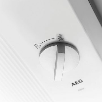AEG Haustechnik Komfort-Durchlauferhitzer DDLE EASY 21 kW, guter Warmwasserkomfort, elektronisch, min. 42 °C, max. 55 °C, zwei feste Temperatureinstellungen für Dusche und Spüle