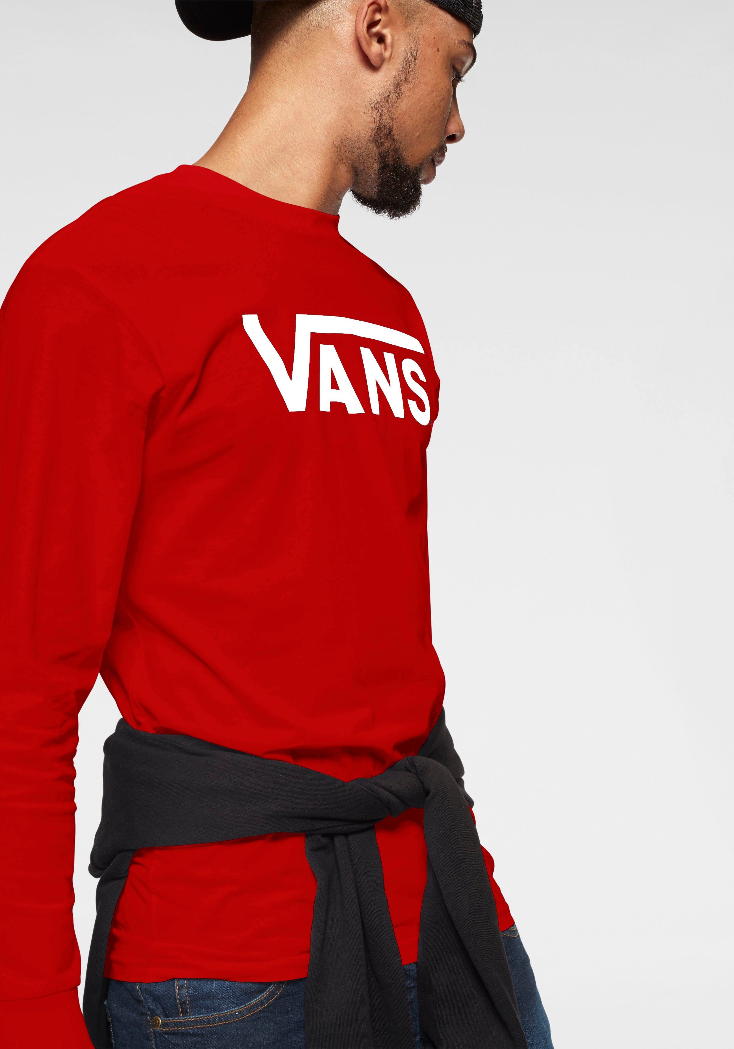 Vans Langarmshirt VANS CLASSIC LS mit großem Logoprint günstig online kaufen