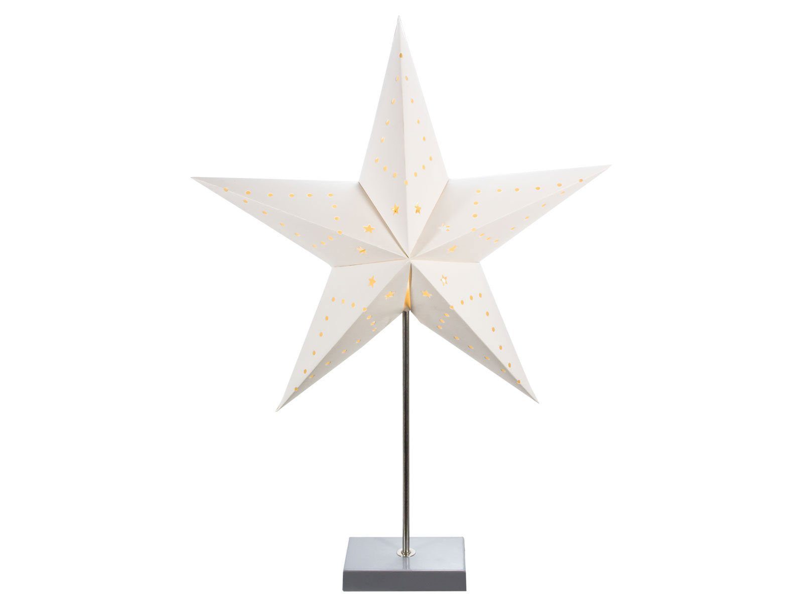 Spetebo LED Dekolicht LED Sternenlampe 45cm mit 10 warmweißen LED, 2, LED, günstig online kaufen