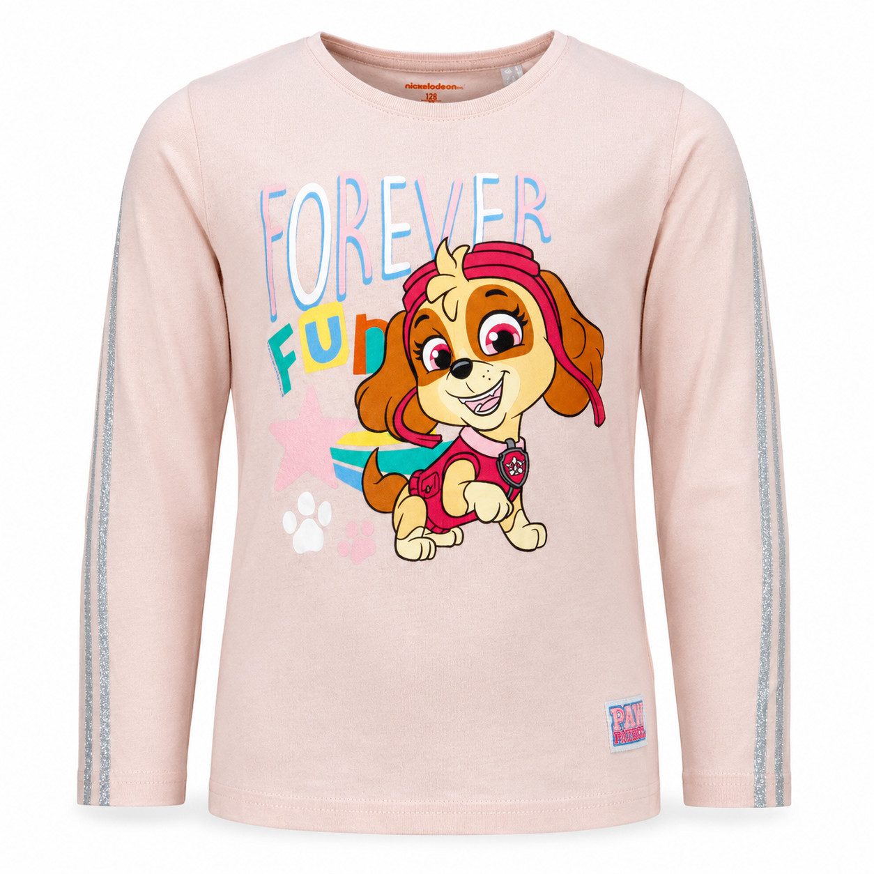 PAW PATROL Langarmshirt Paw Patrol Skye Kinder Mädchen Langarmshirt Shirt Gr. 98 bis 128