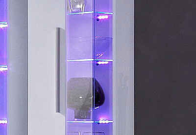 Places of Style LED Glaskantenbeleuchtung, LED fest integriert, Farbwechsler