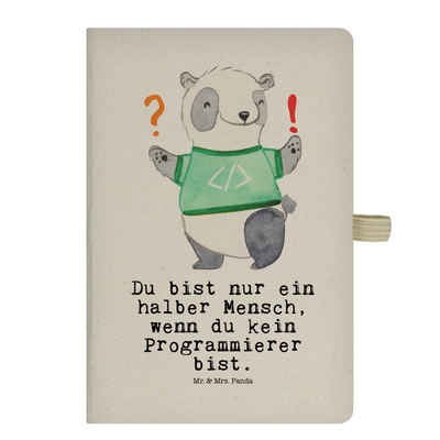 Mr. & Mrs. Panda Notizbuch Programmierer Herz - Transparent - Geschenk, Kladde, Danke, Computerf Mr. & Mrs. Panda, Hardcover