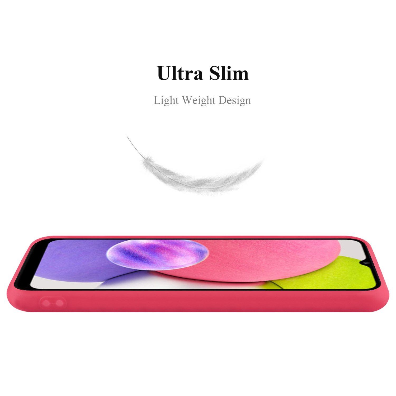 Cadorabo Handyhülle für Samsung Galaxy A03s Hülle Samsung Galaxy A03s, Flexible TPU Silikon Handy Schutzhülle - Hülle - ultra slim