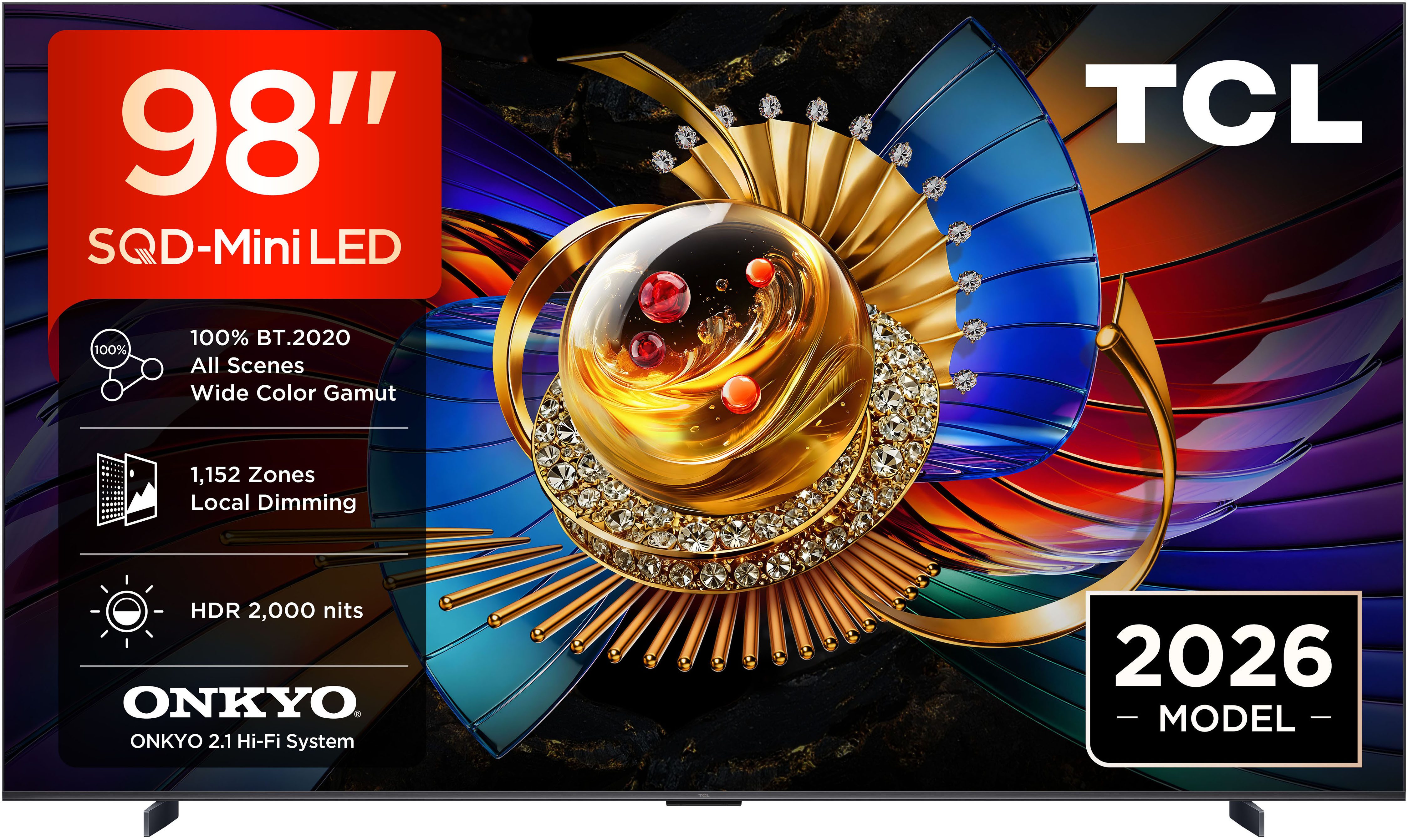 TCL 98Q7D Pro LED-Fernseher (248 cm/98 Zoll, 4K Ultra HD, Google TV)
