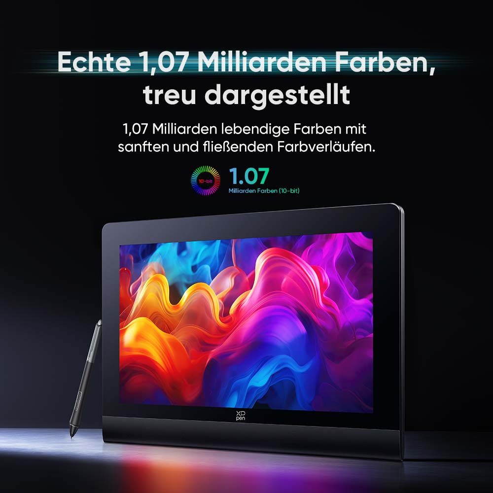 XP-PEN Artist Ultra 16 Grafiktablett (15.6", 15,6" AMOLED 4K, 16K Druck, Multi-Touch, lüfterlos mit Metallständer) – Bild 4 von 5