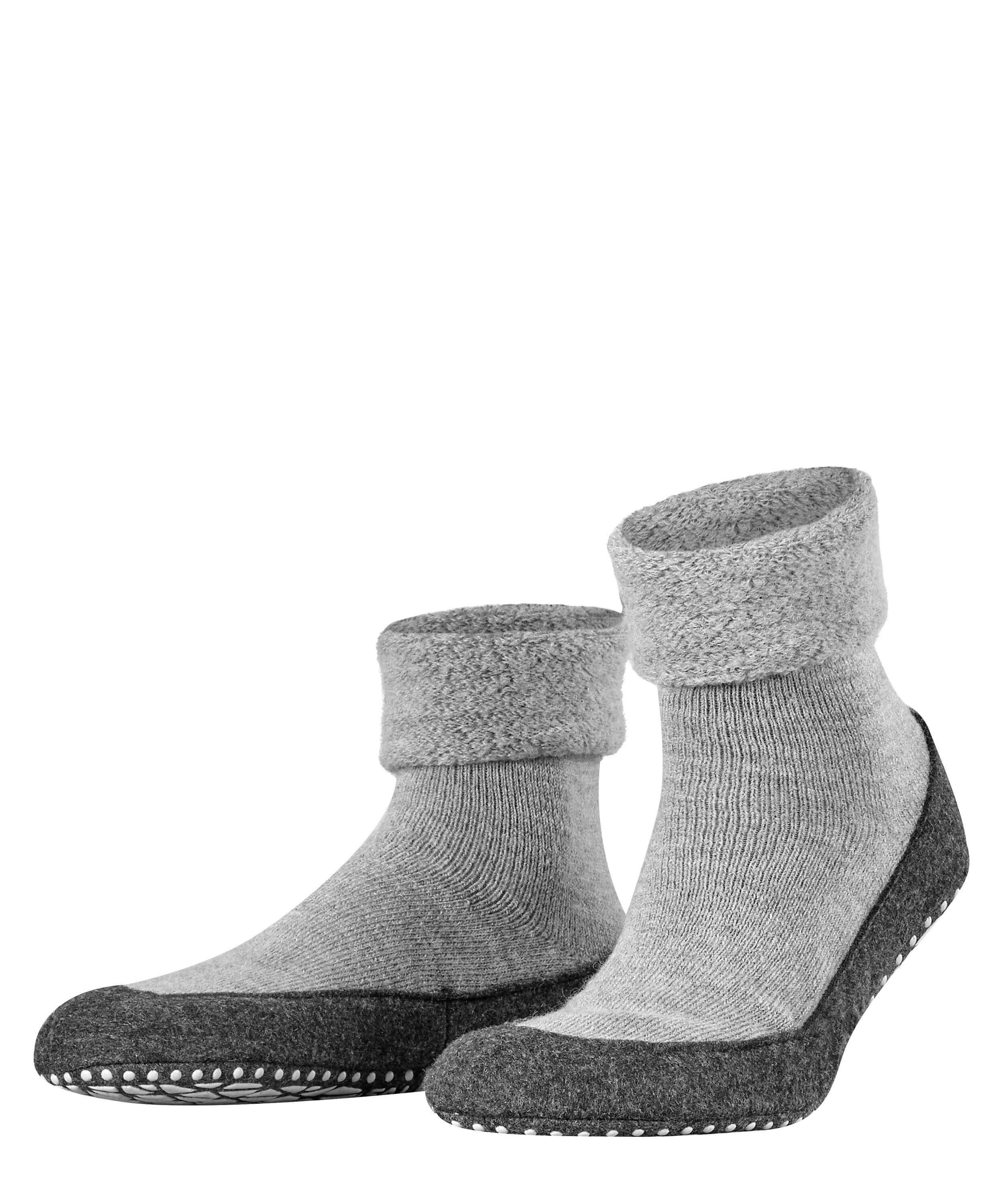 FALKE Haussocken Cosyshoe mit Merinowolle & rutschhemmender Sohle, atmungsaktiv