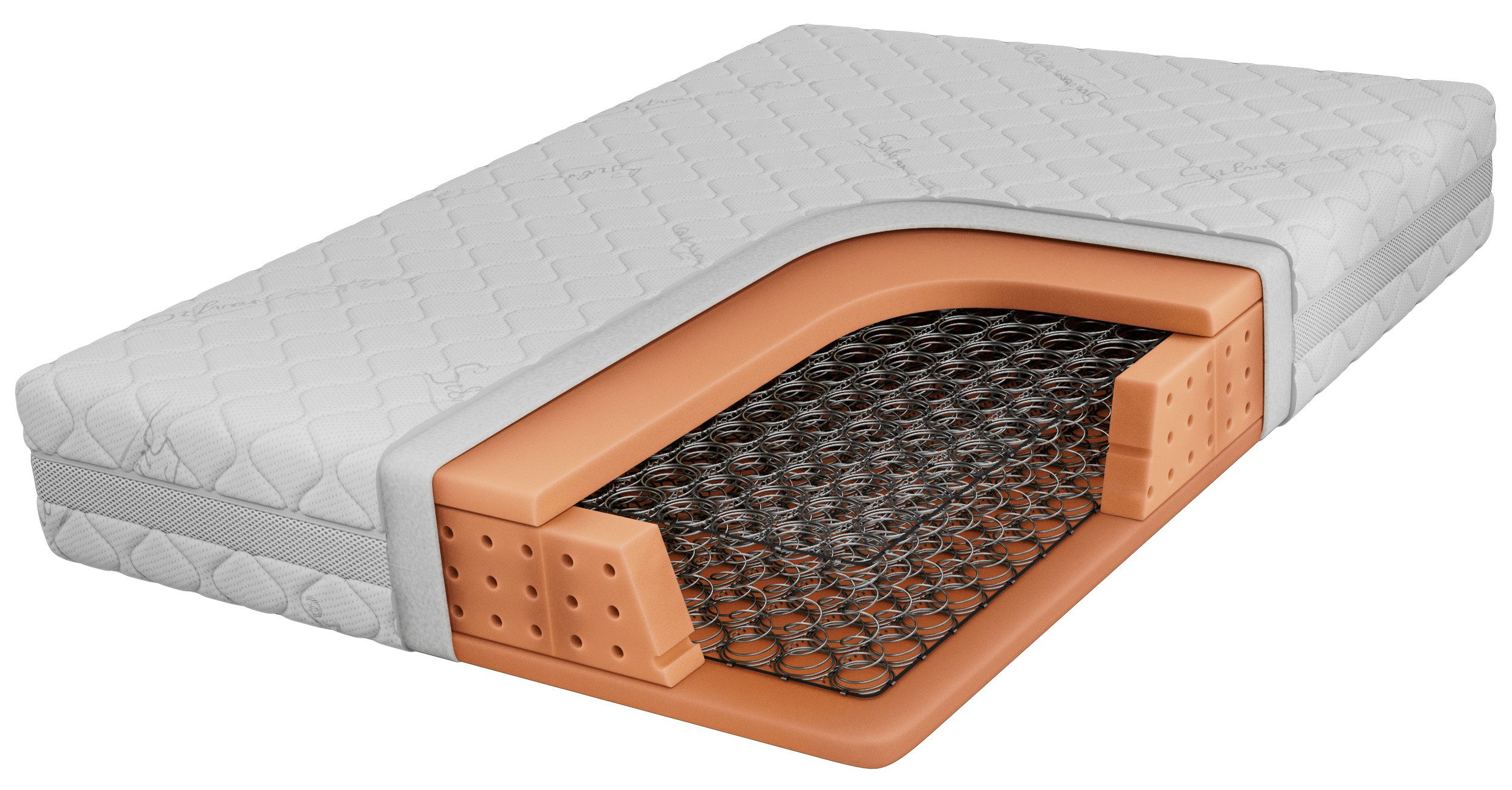 Bonnellfederkernmatratze TOVA, MKS MÖBEL, 15.9 cm hoch, (Matratze, Hygienische Bonellmatratze mit stabilem Silberfadenbezug), Wendematratze H3 – hygienisch, klassisch, atmungsaktiv