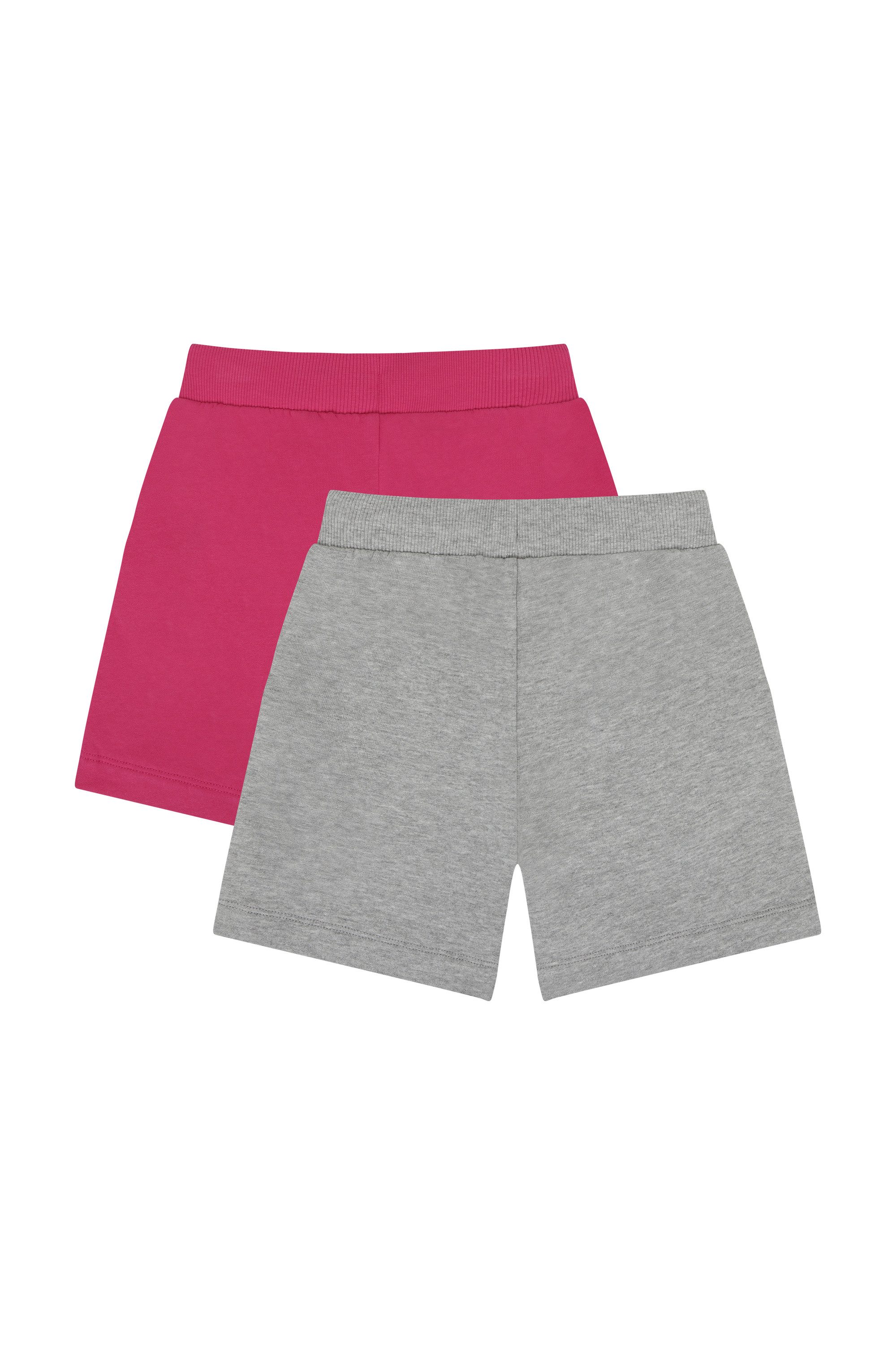 Minymo Sweatshorts MIGirls (2-tlg) 2er Pack GemŸtliche Sweat-Shorts