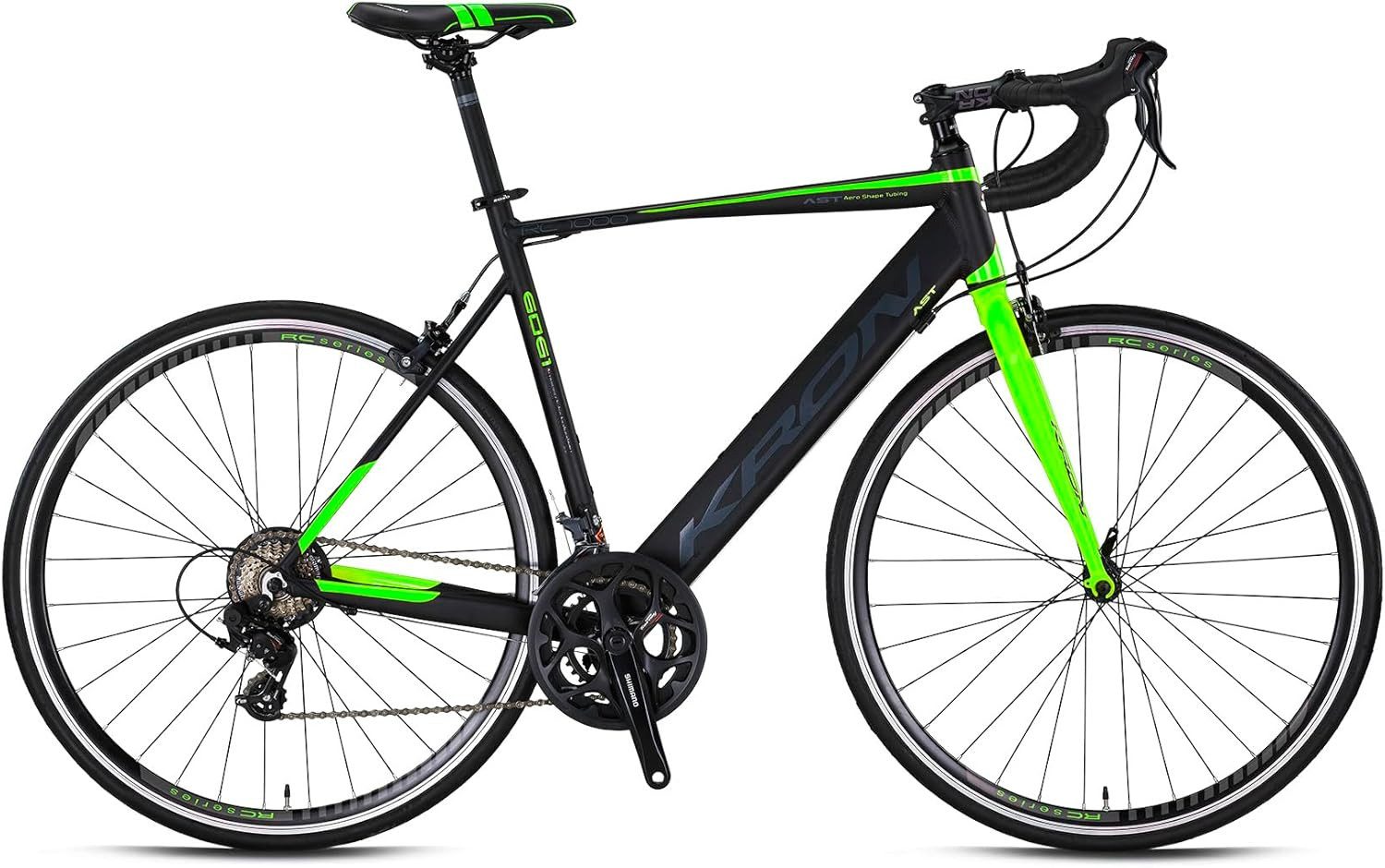 KRON Rennrad 28" Zoll 56cm Rahmenhöhe RC1000 Rennrad Alu Rahmen Fahrrad 14 Gang, 14 Gang SHIMANO, ALU RAHMEN, 56cm Rahmengröße ab 175cm Körpergröße