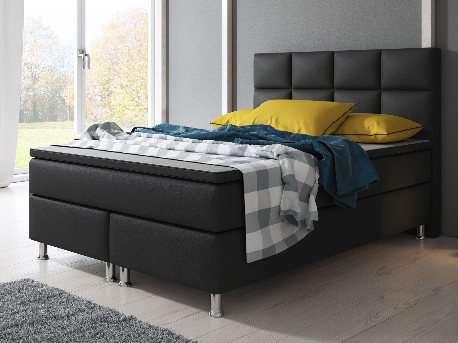 inter Boxspringbett Miami 140x200 cm inkl. günstig online kaufen
