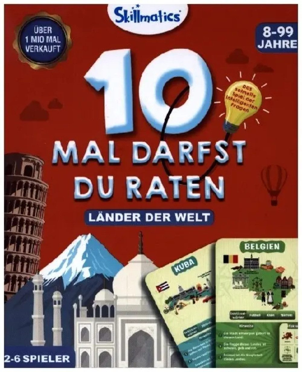 Spiel Länder der Welt - 10 Mal darfst du raten