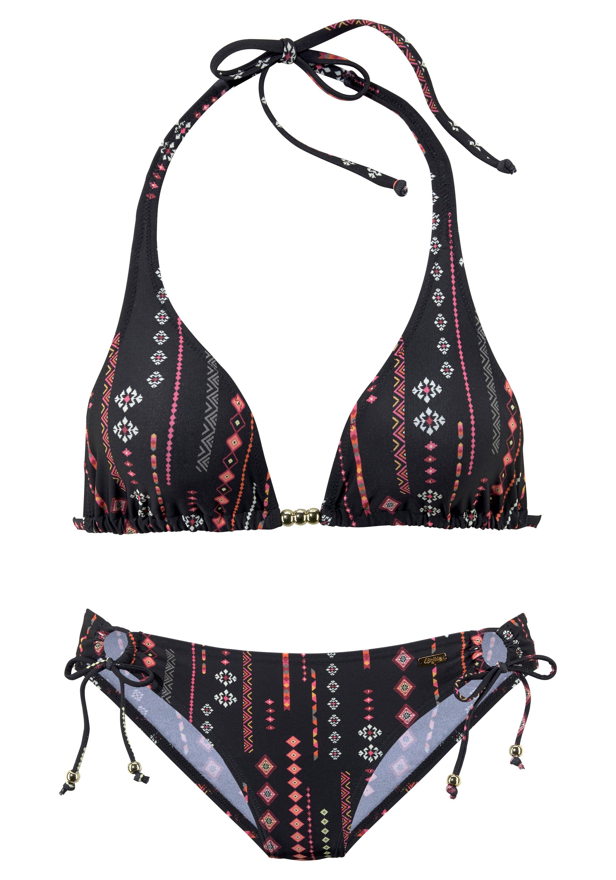 Buffalo Triangel-Bikini mit Perlen-Accessoires günstig online kaufen