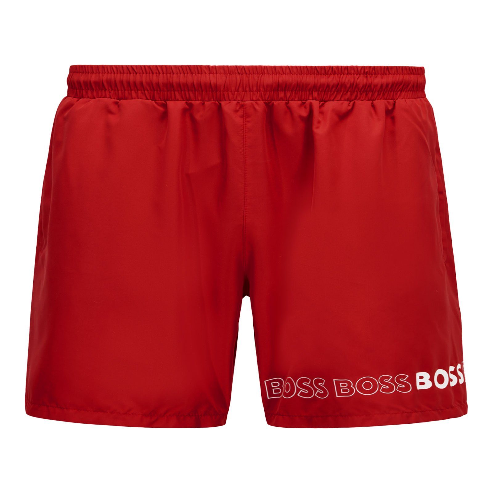 BOSS Badeshorts B-Dolphin mit umlaufendem Markenschriftzug günstig online kaufen