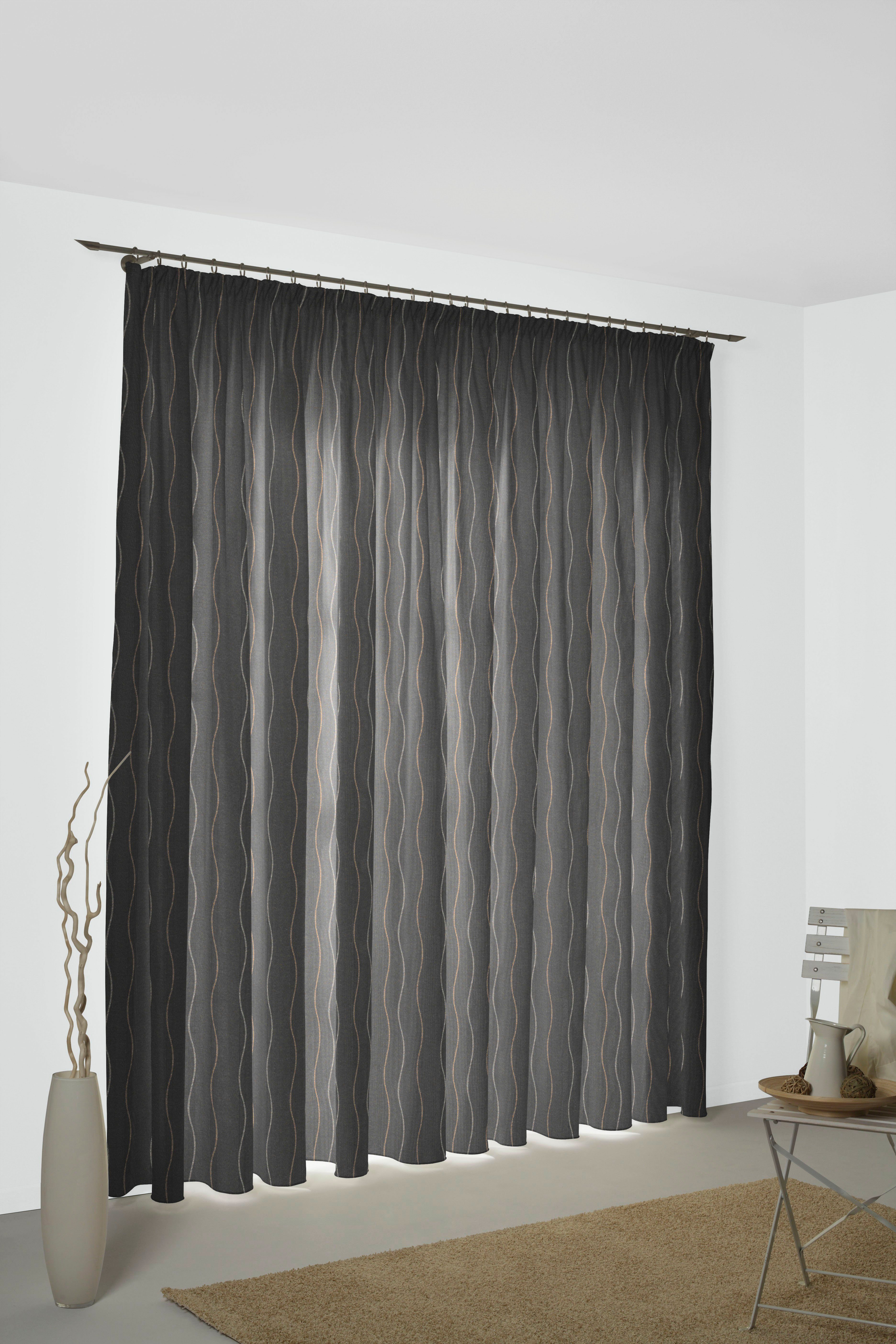 Wirth Vorhang Sepino (1 St), Multifunktionsband, blickdicht, Jacquard