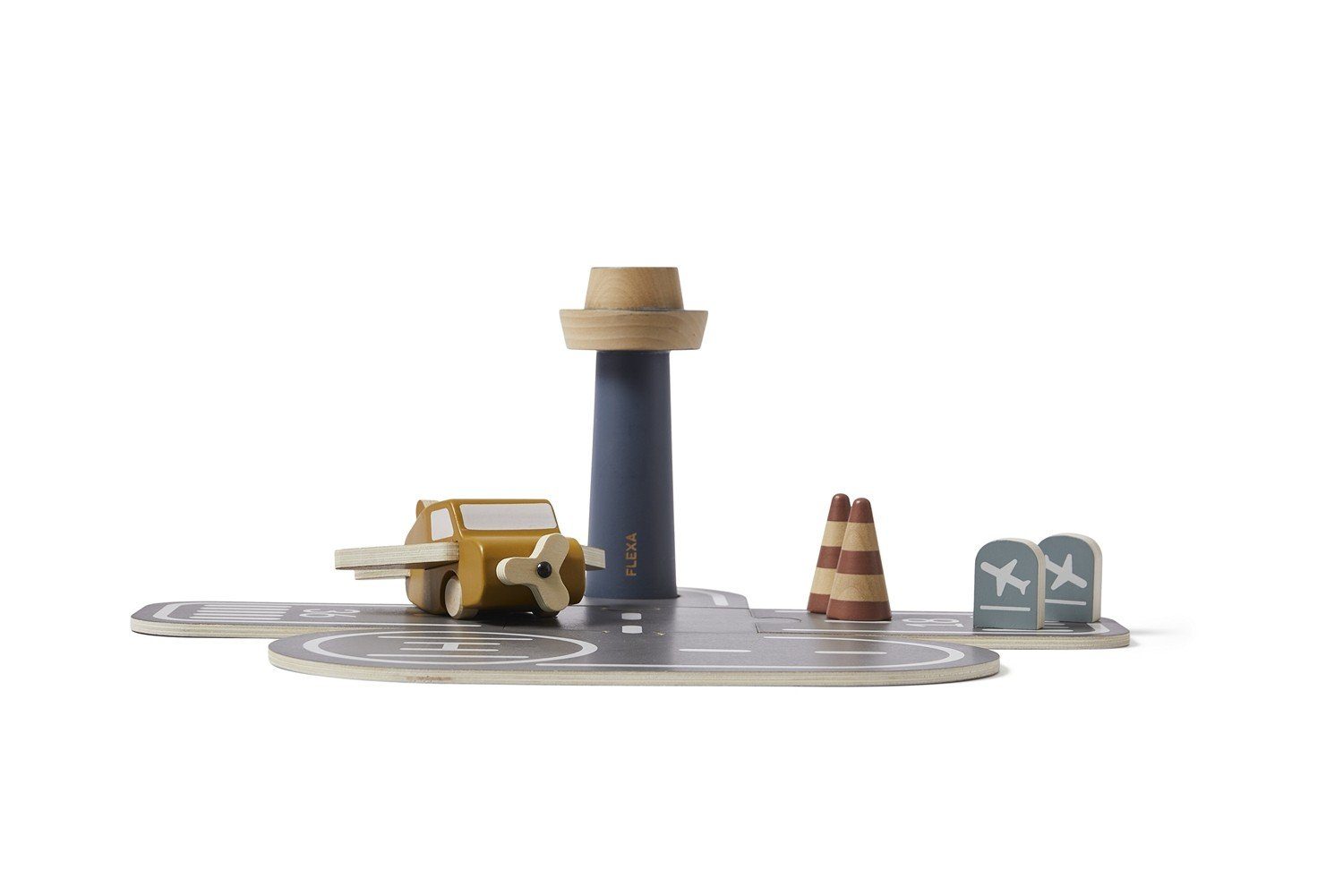 Flexa Spiel-Parkhaus Flughafen aus Holz günstig online kaufen