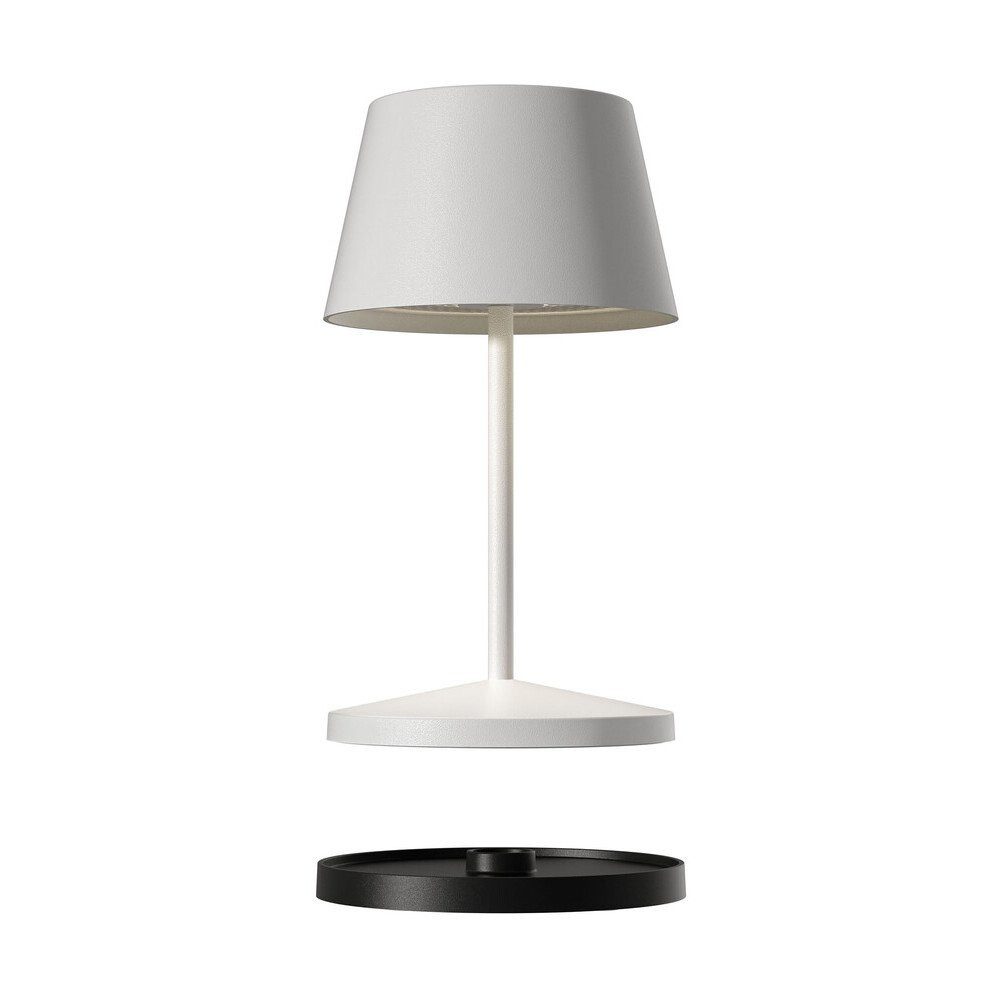 Villeroy & Boch Geschirr-Set Akku-Tischleuchte 20 cm 2,2 W Seoul RC weiß, Aluminium