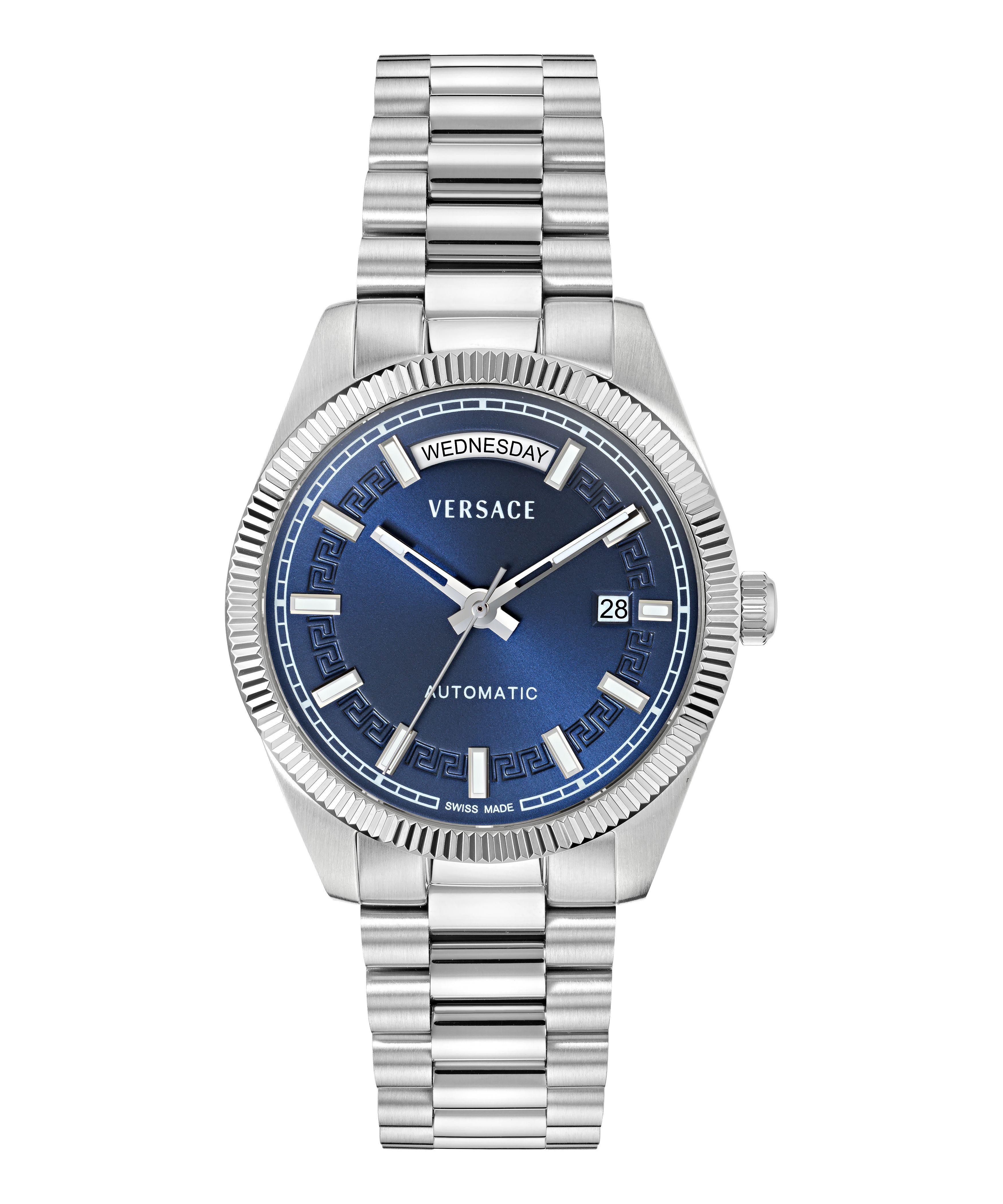 Versace Automatikuhr MILLENYIUM AUTOMATIC VEY000126, Armbanduhr, Damenuhr, Herrenuhr, Swiss Made, Mechanische Uhr