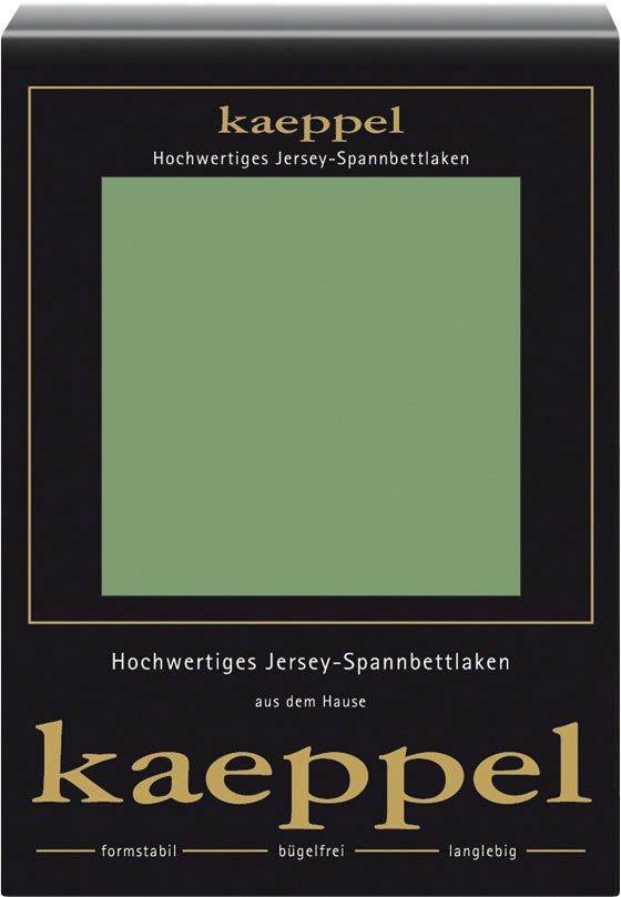 Kaeppel Spannbettlaken Single Jersey Mako Elasthan, günstig online kaufen