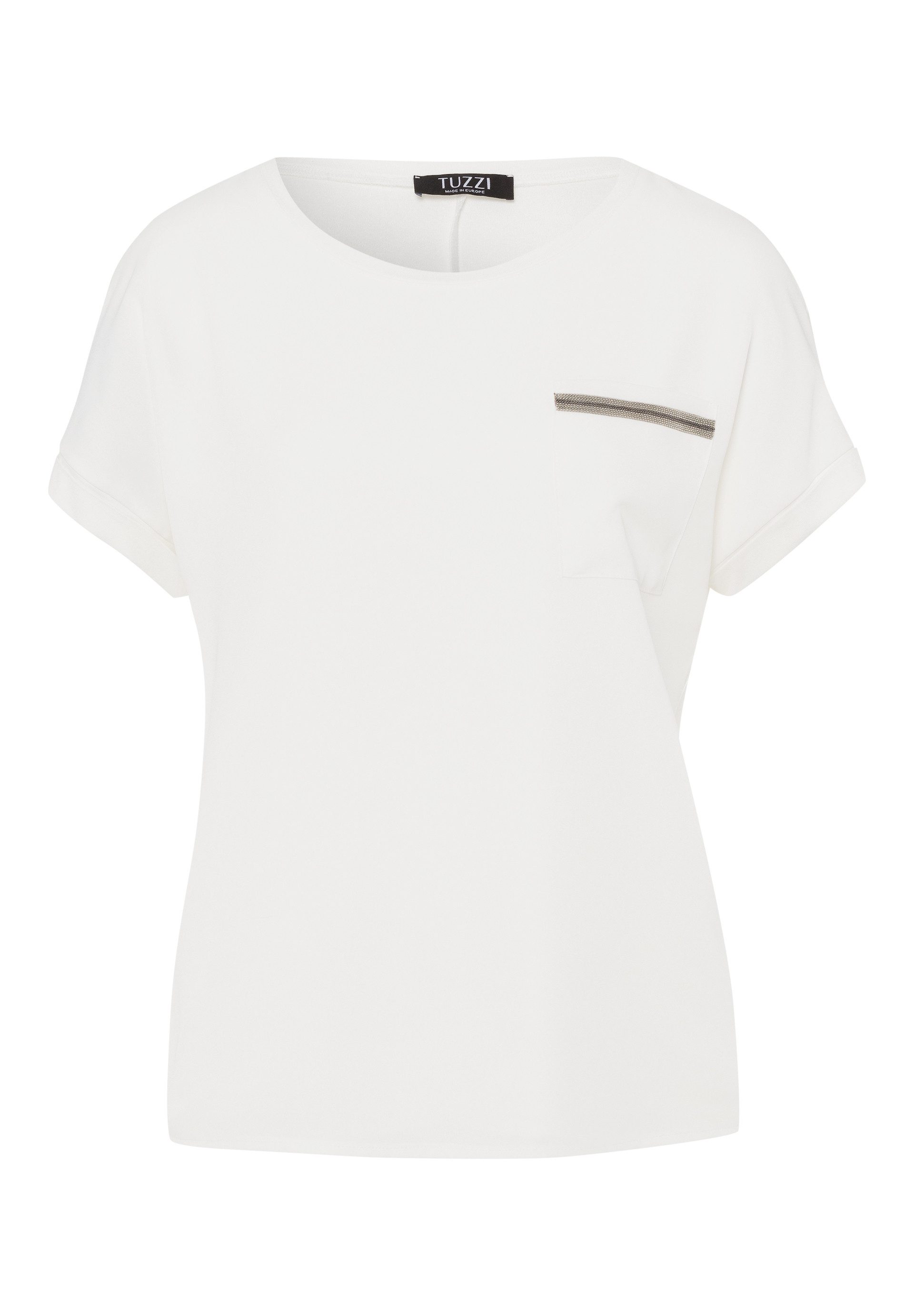TUZZI Kurzarmshirt mit dekorativem Detail günstig online kaufen