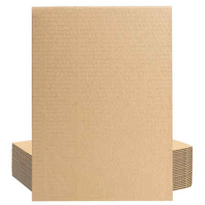 Belle Vous Aquarellpapier 24er Pack A4 Kraftpapier - 3mm dickes, flaches, braunes Papier, Brauner Karton A4 (24er Pack) - 3 mm dickes flaches Kraftpapier