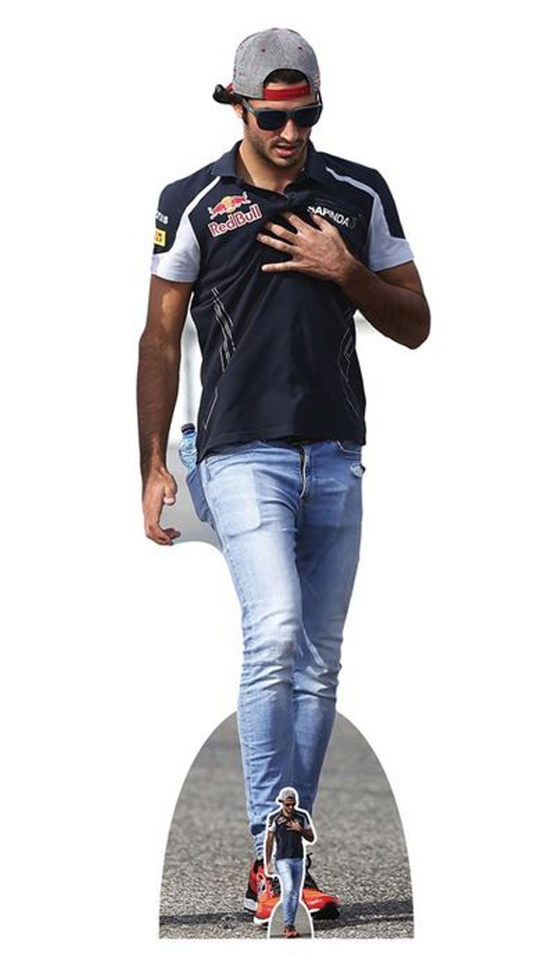 Dekofigur Formel 1 Pappaufsteller Carlos Sainz