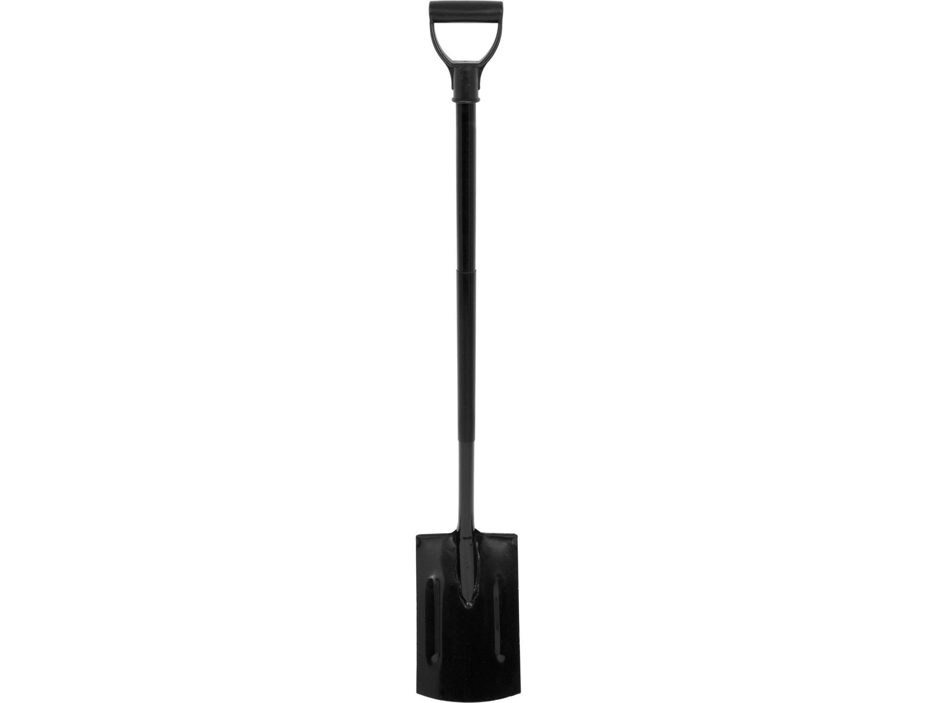 TRIZERATOP Spaten Profilierter Spaten mit Metallstiel 19,5 cm, stabil