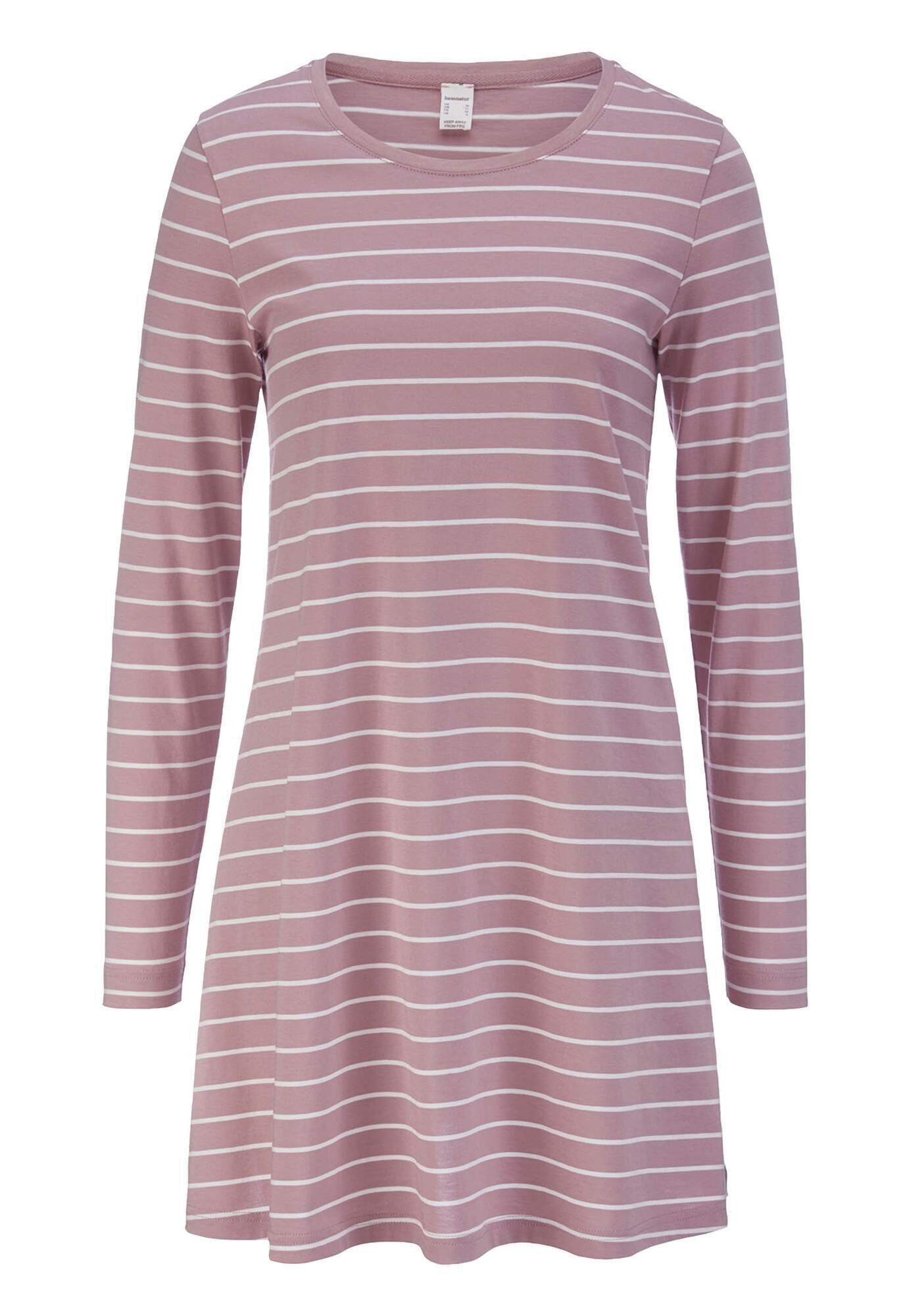 Hessnatur Nachthemd Relaxed PURE COTTON aus reiner Bio-Baumwolle (1-tlg) günstig online kaufen