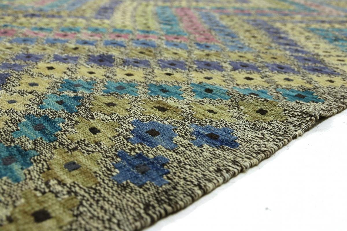 Orientteppich Kelim Afghan mm rechteckig, 3 Nain Höhe: 324x389 Trading, Orientteppich, Handgewebter
