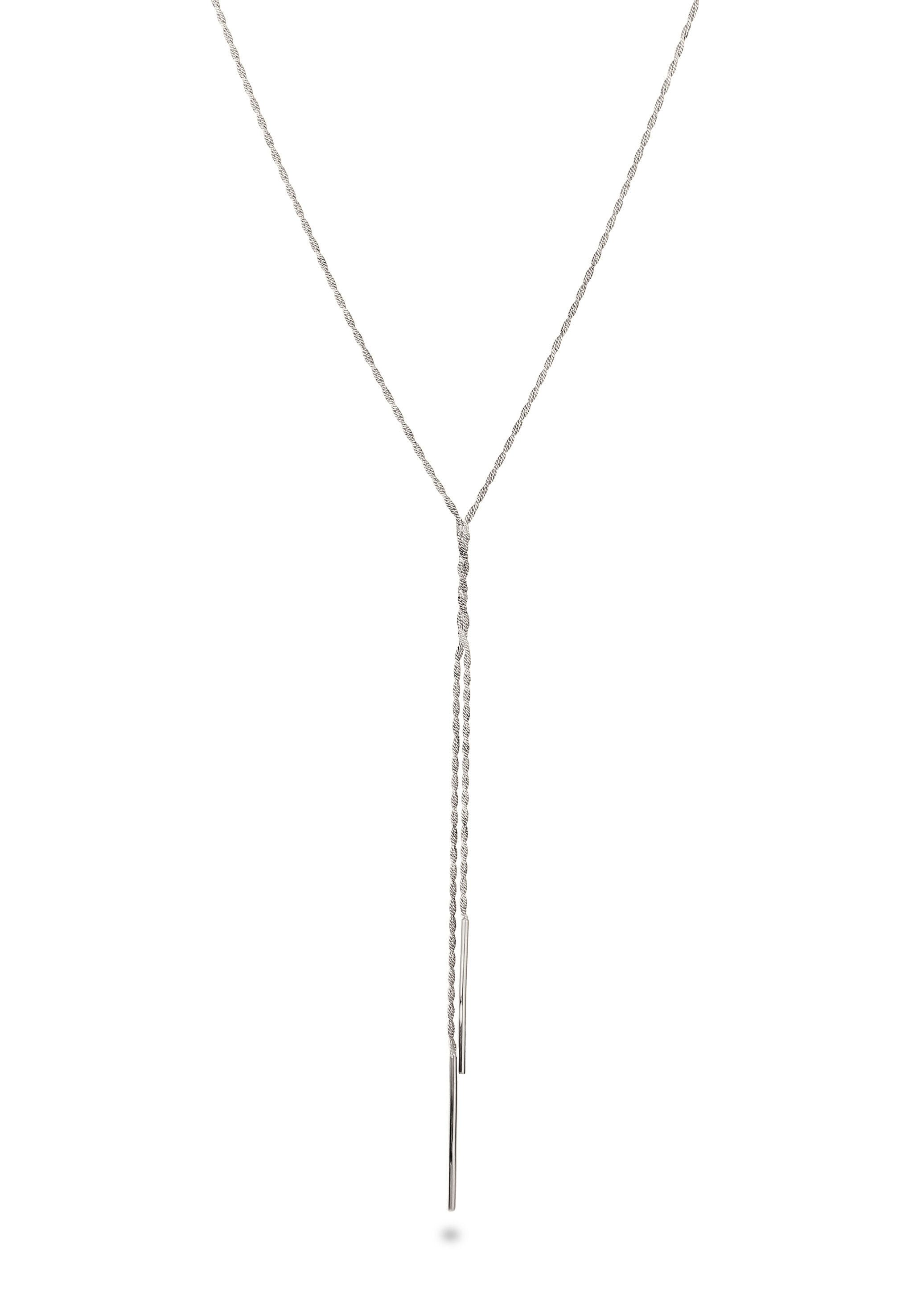 Kette ohne Anhänger Y-Kette Kordelkette 925 Sterling Silber