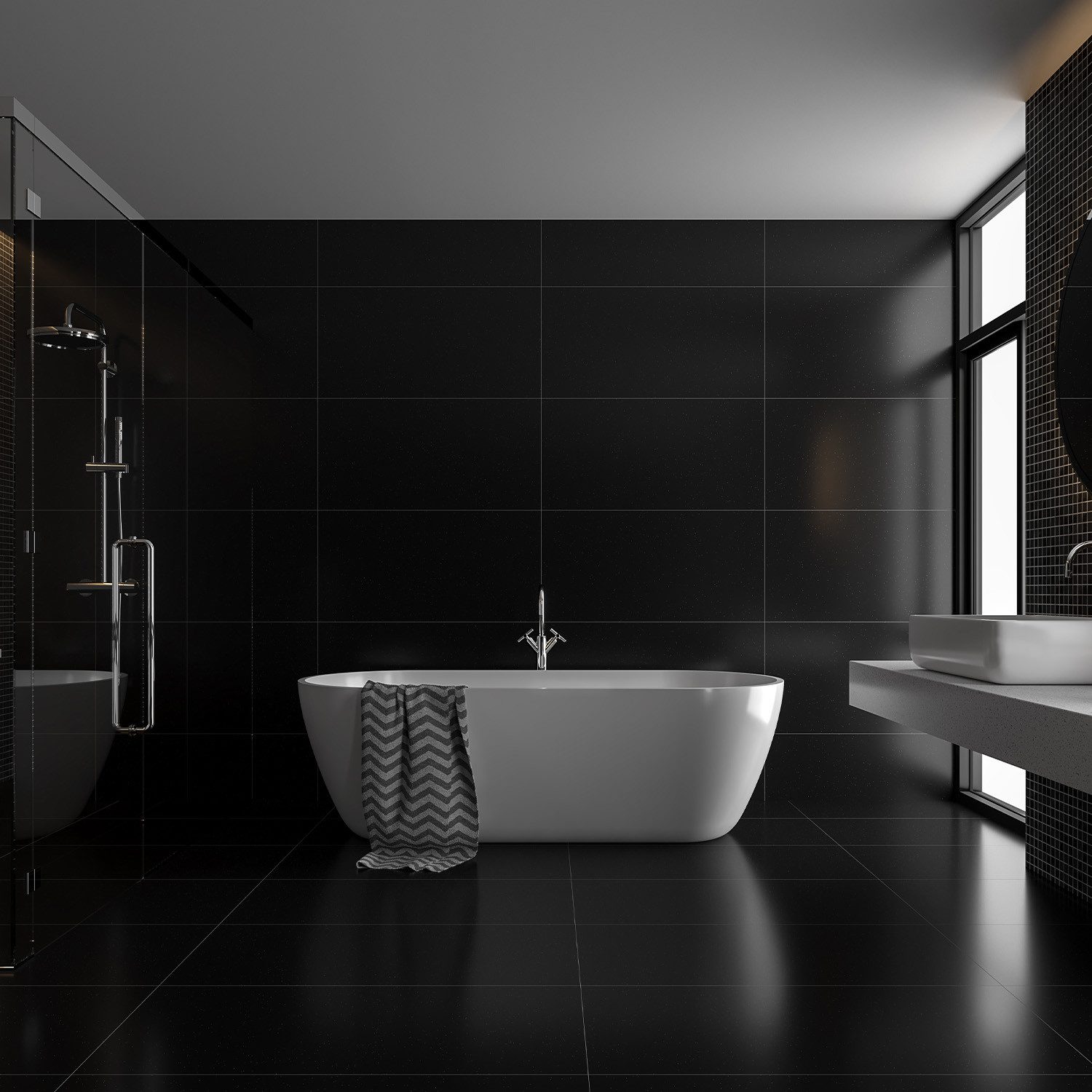 Bürstenking WC-Reinigungsbürste WC-Garnitur Toilettenbürste mit Halter – Edelstahl matt, Serie 190, (Serie 190, Serie 190), Rostfrei, langlebig, platzsparend, h – Bild 5 von 5