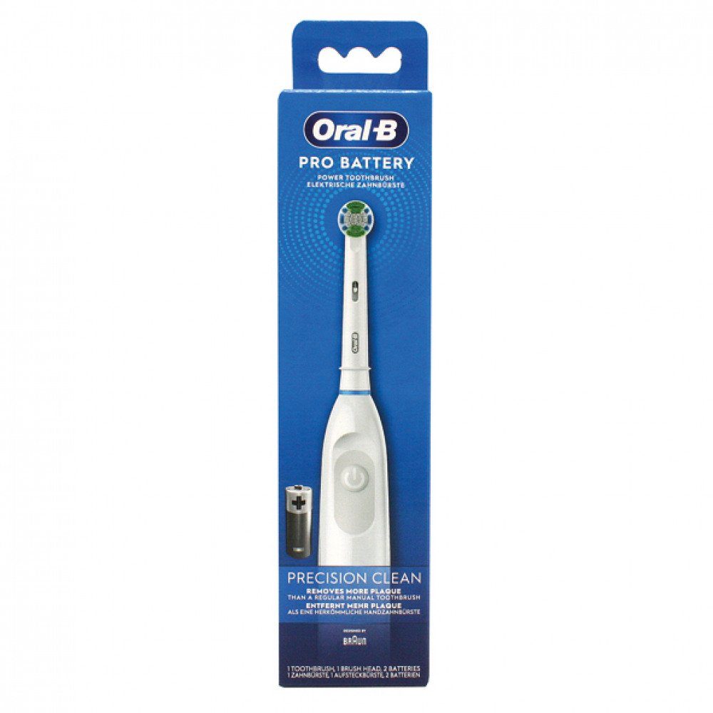 Oral-B Zahnbürste Oral- B Pro Power elektr. Zahnbürste Batteriebetrieb inkl. Batterien