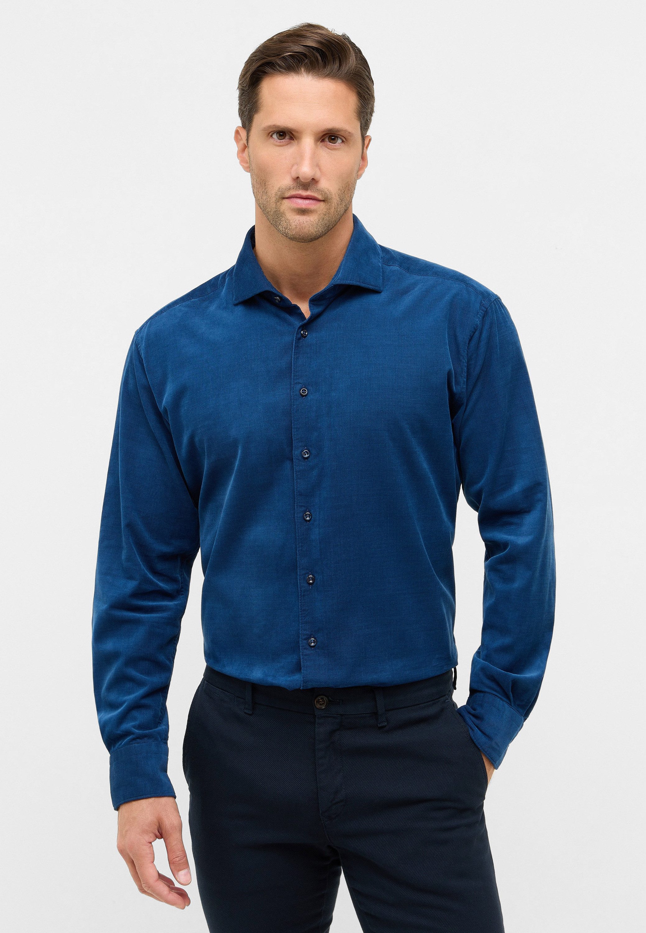 Eterna Langarmhemd MODERN FIT EASY IRON (bügelleicht) günstig online kaufen