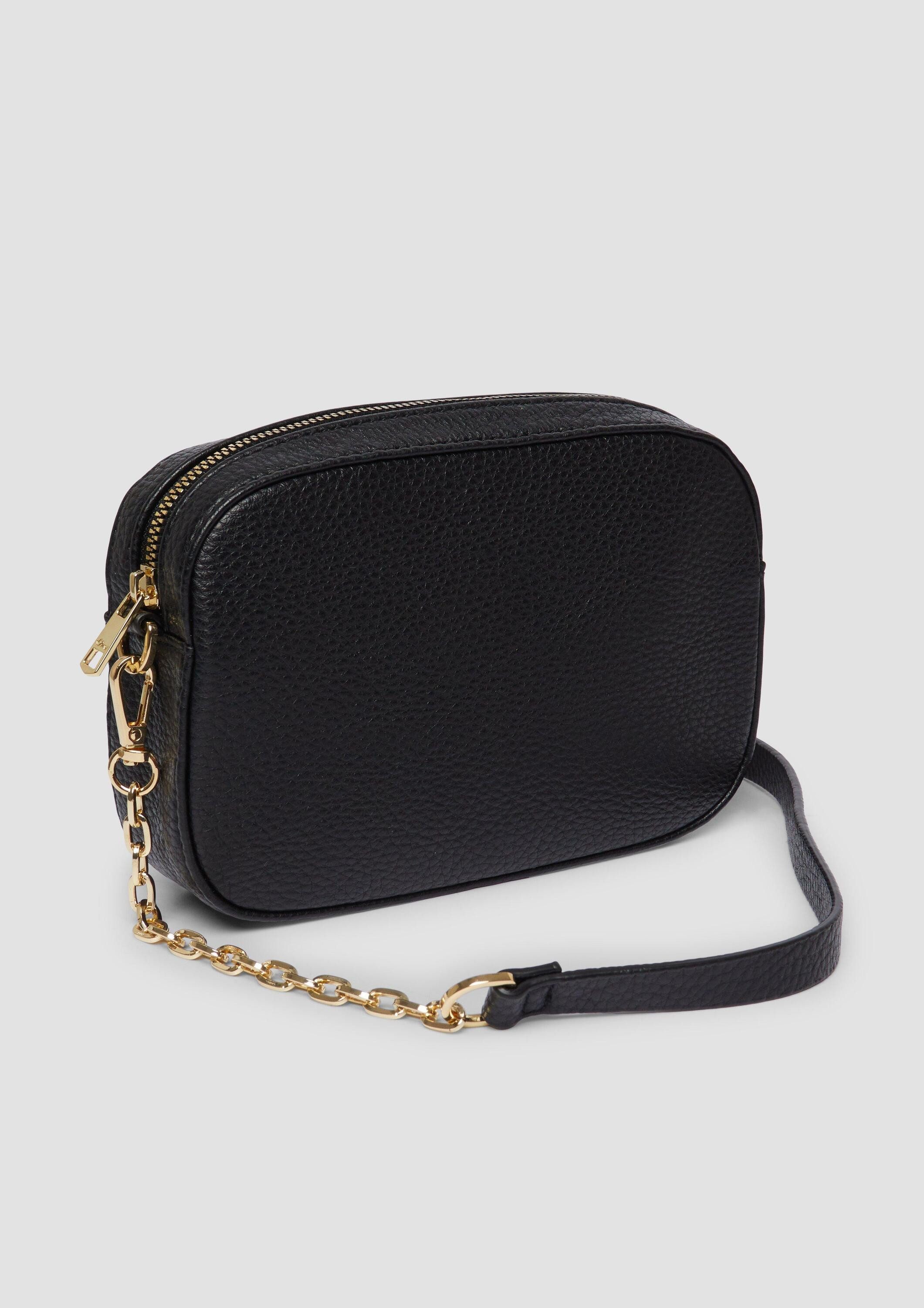 s.Oliver Umhängetasche Tasche, Camera-Bag mit Leo-Print und abnehmbarem Schultergurt