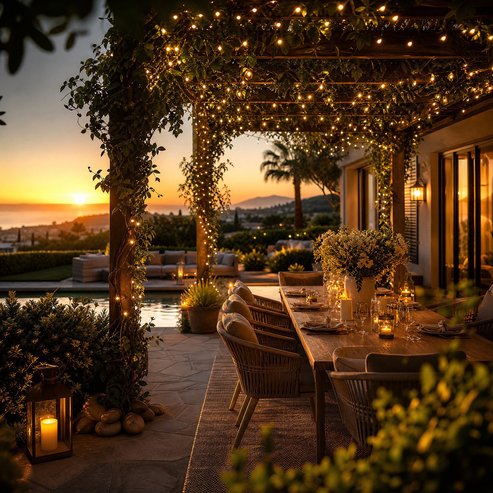 Salcar LED Solarleuchte 10m/20m LED Solar Lichterkette Außen Wasserdicht Solarlichterkette, warmweiß, Lichterkette für Garten Balkon, Solar Kupferdraht Lichterkette 10m