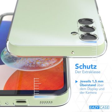 EAZY CASE Handyhülle Slimcover Clear für Samsung Galaxy A14 5G 6,6 Zoll, durchsichtige Hülle Ultra Dünn Silikon Backcover TPU Telefonhülle Klar