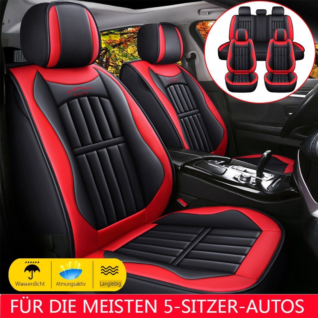 ELUTO 11 Stück Universal Autositzbezüge für 5 Sitzer