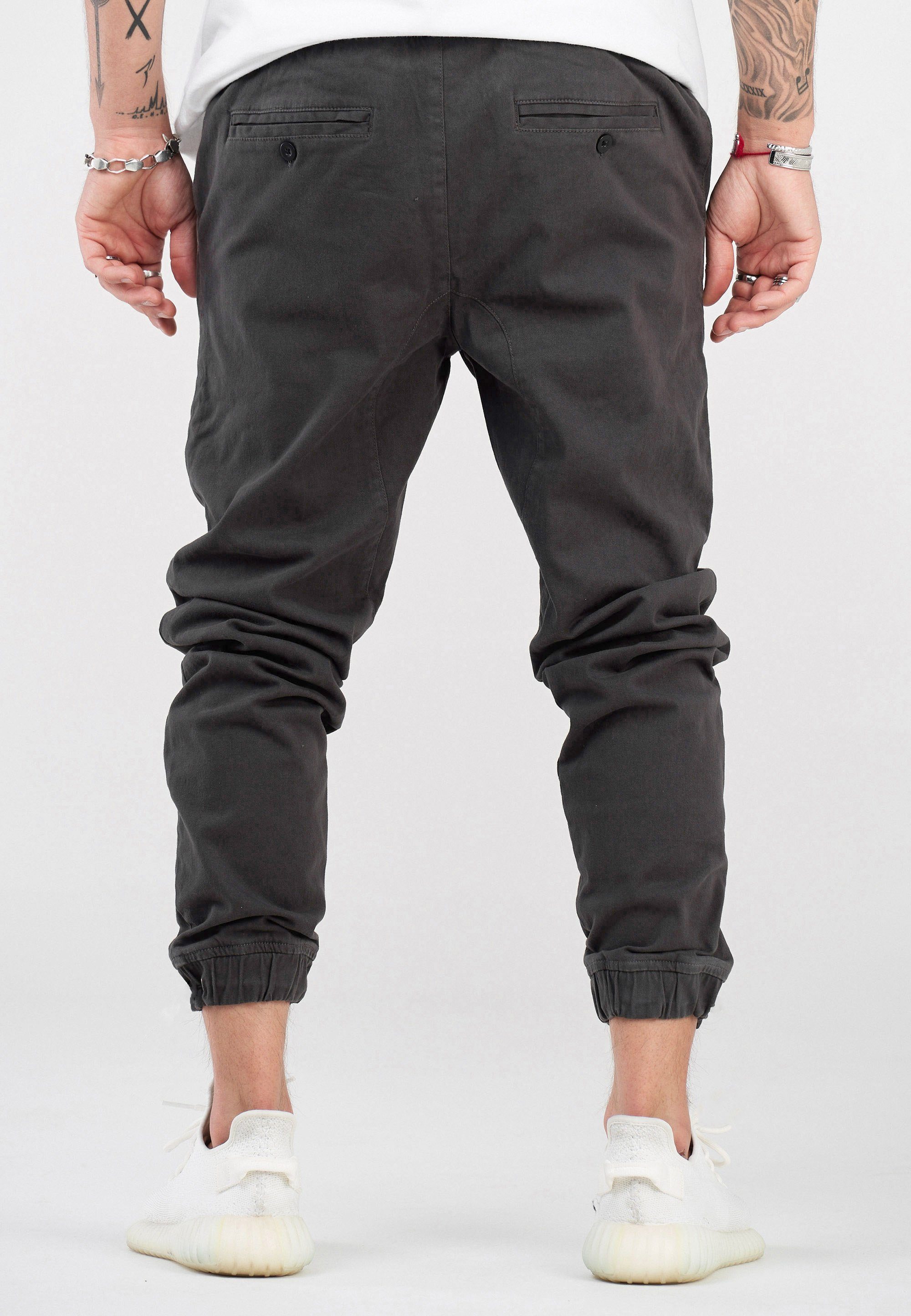 MPNOWRA Jogger-Stil SOULSTAR Dunkelgrau im Chinohose