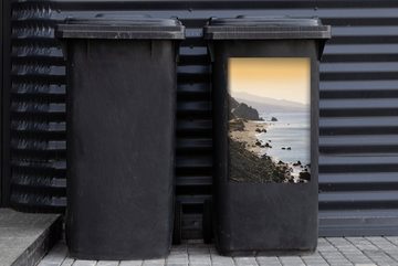 MuchoWow Wandsticker Strand - Griechenland - Kreta (1 St), Mülleimer-aufkleber, Mülltonne, Sticker, Container, Abfalbehälter