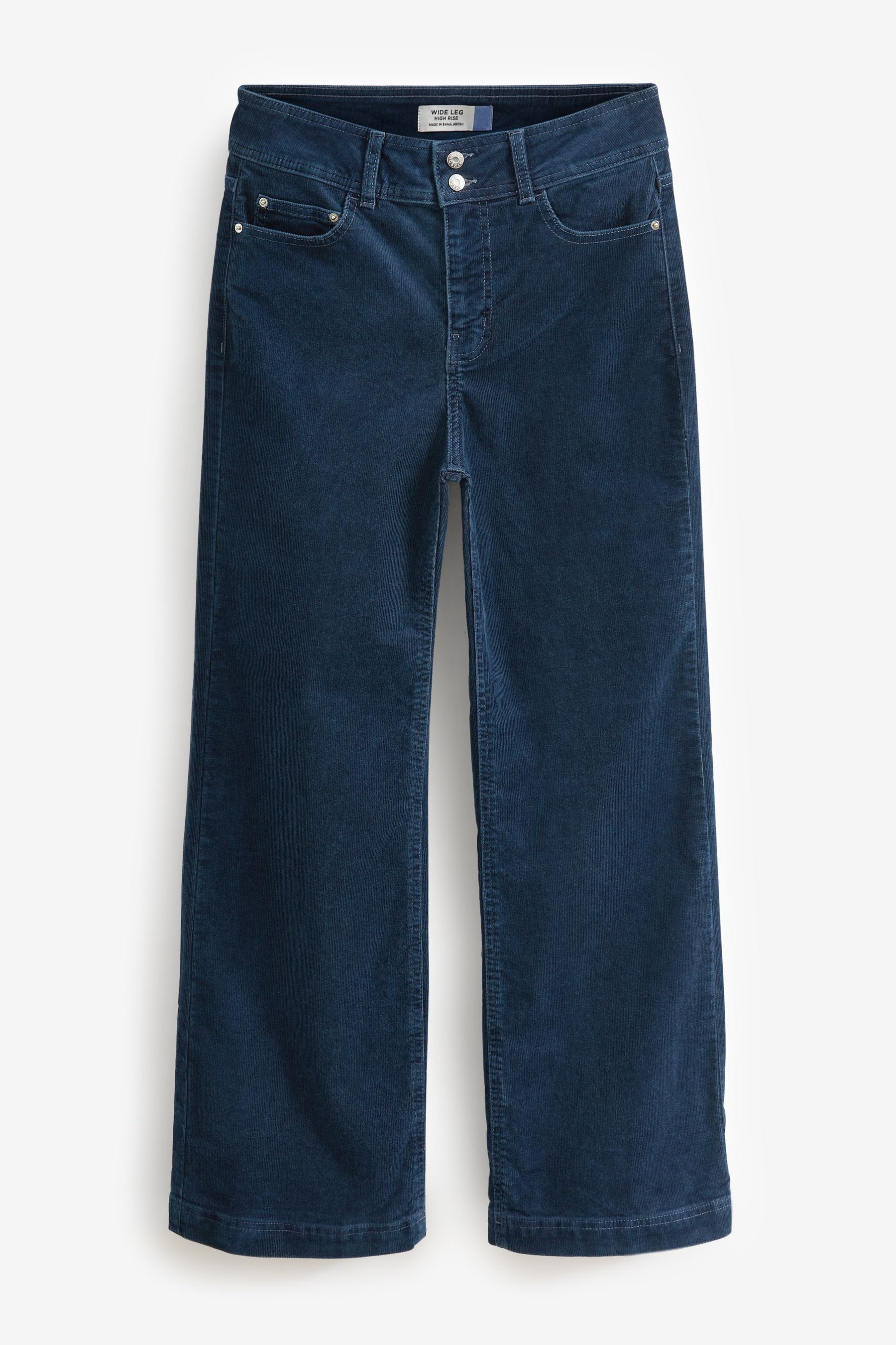 mit (1-tlg) weitem Jeans Beinschnitt Weite Next Cord-Jeans