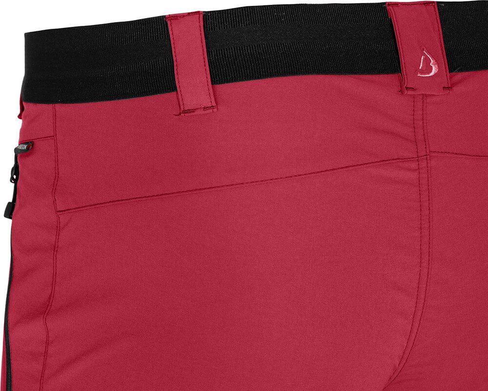 Bergson Outdoorhose ARRESÖ COMFORT (slim) Herren Wanderhose, leicht, strapazierfähig, Langgrößen, rot