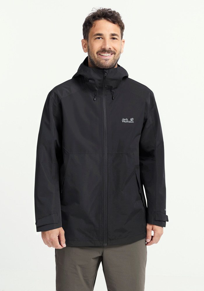 Jack Wolfskin Funktionsjacke WILDBOUND 2L JKT M Wasserdicht, atmungsaktiv, Übergangsjacke